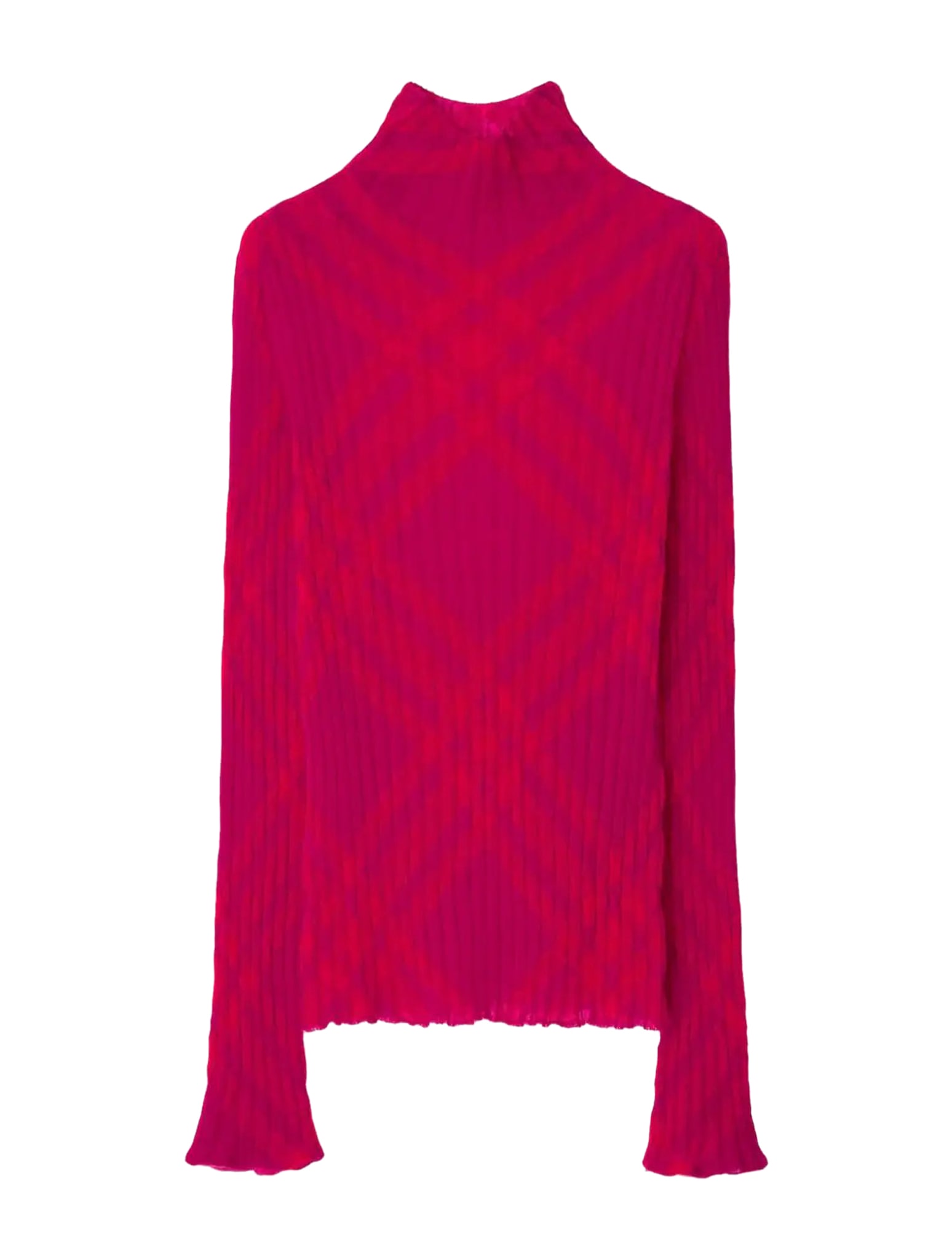 Shop Burberry W Knitwear In Ripple Ip Check