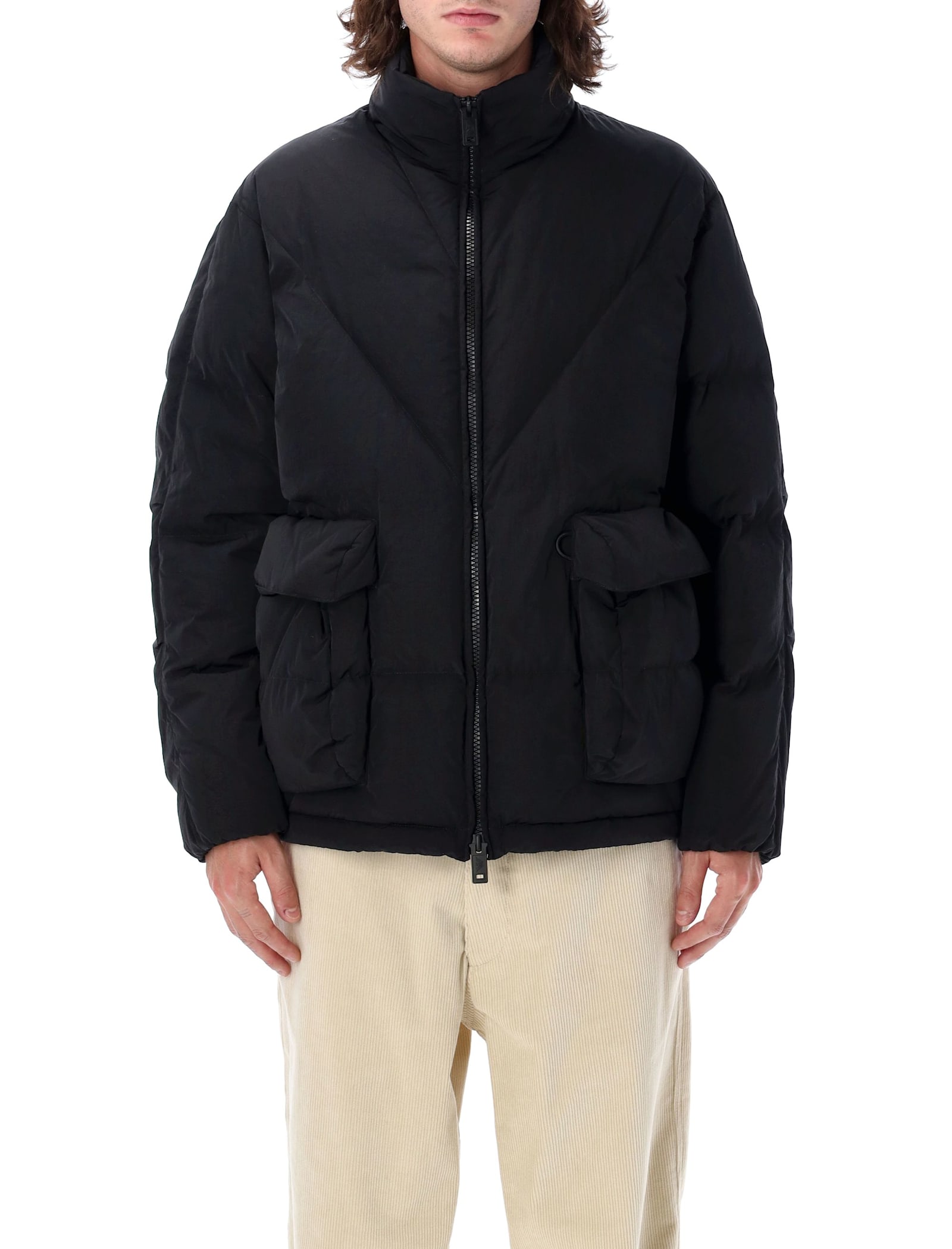 Shop Emporio Armani Down Jacket In 0999