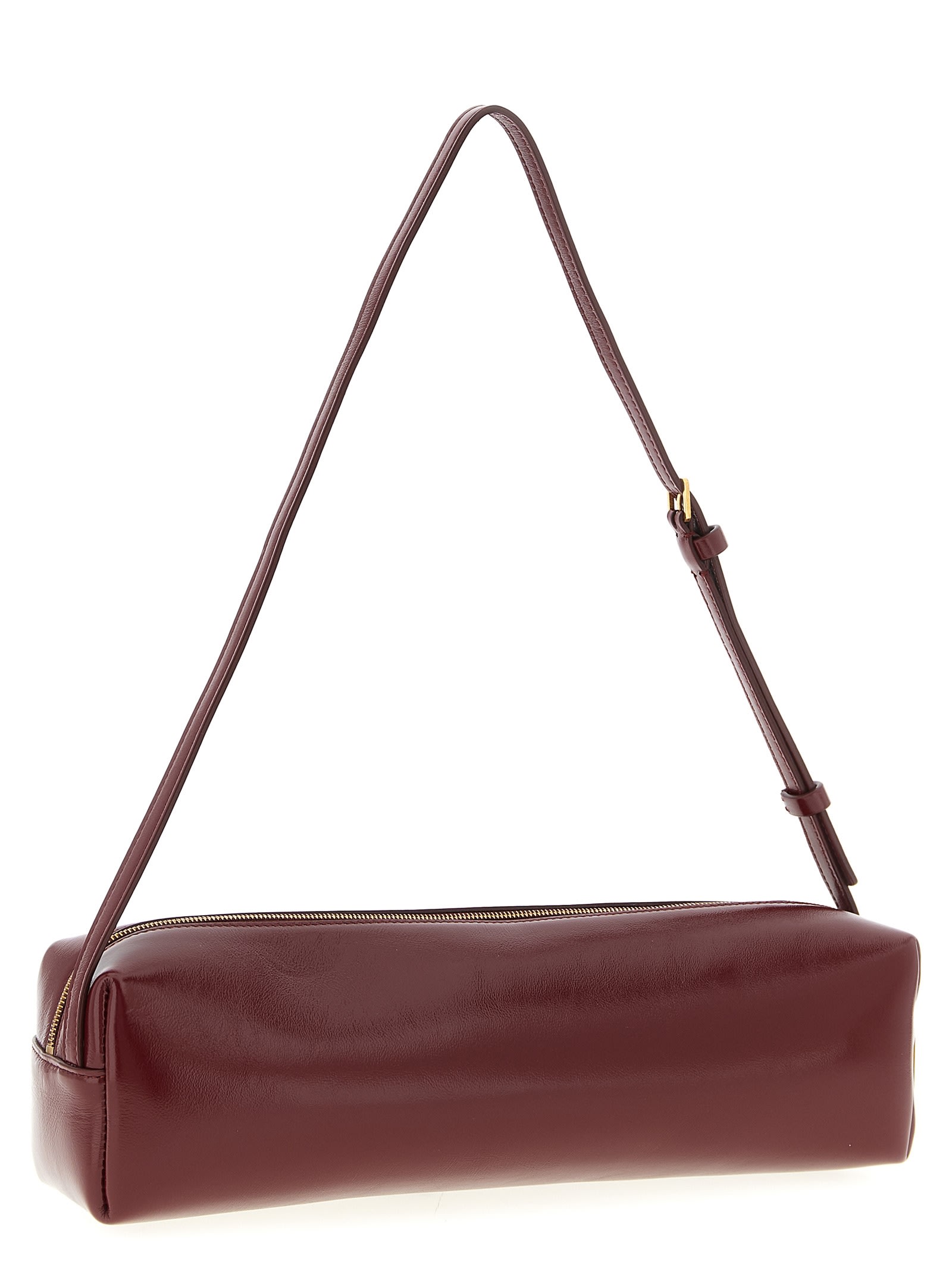 Khaite Kye Shoulder Bag In Burgundy