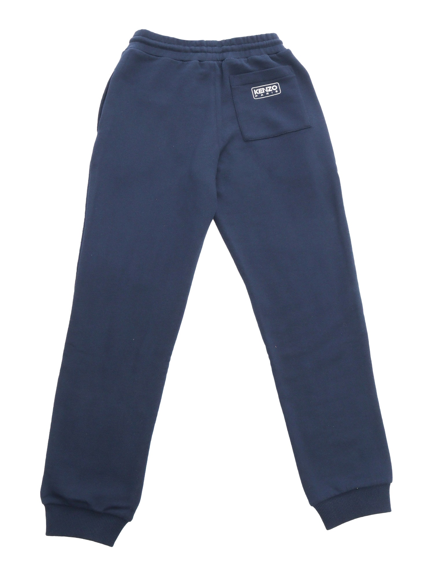 Shop Kenzo Blue Jogging Trousers