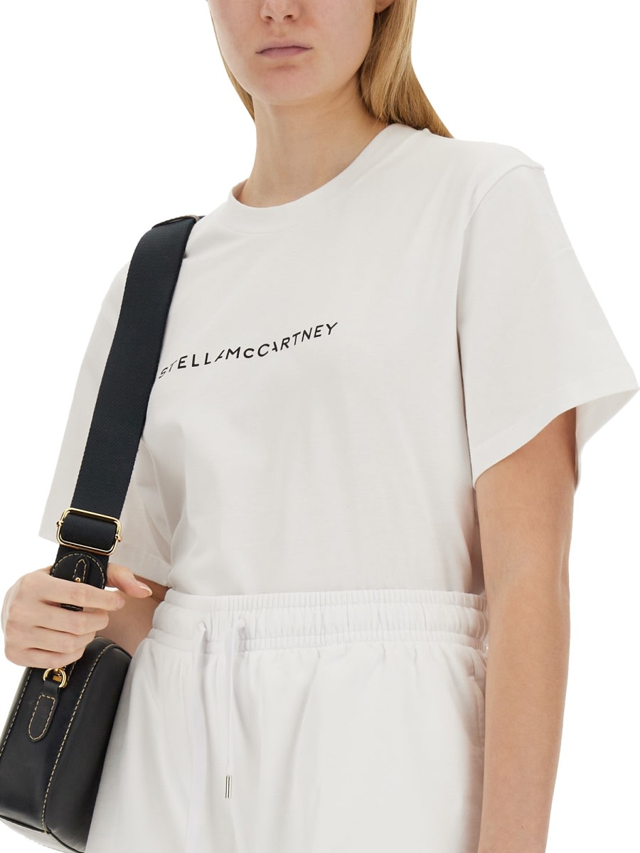 Shop Stella Mccartney T-shirt With Logo In White