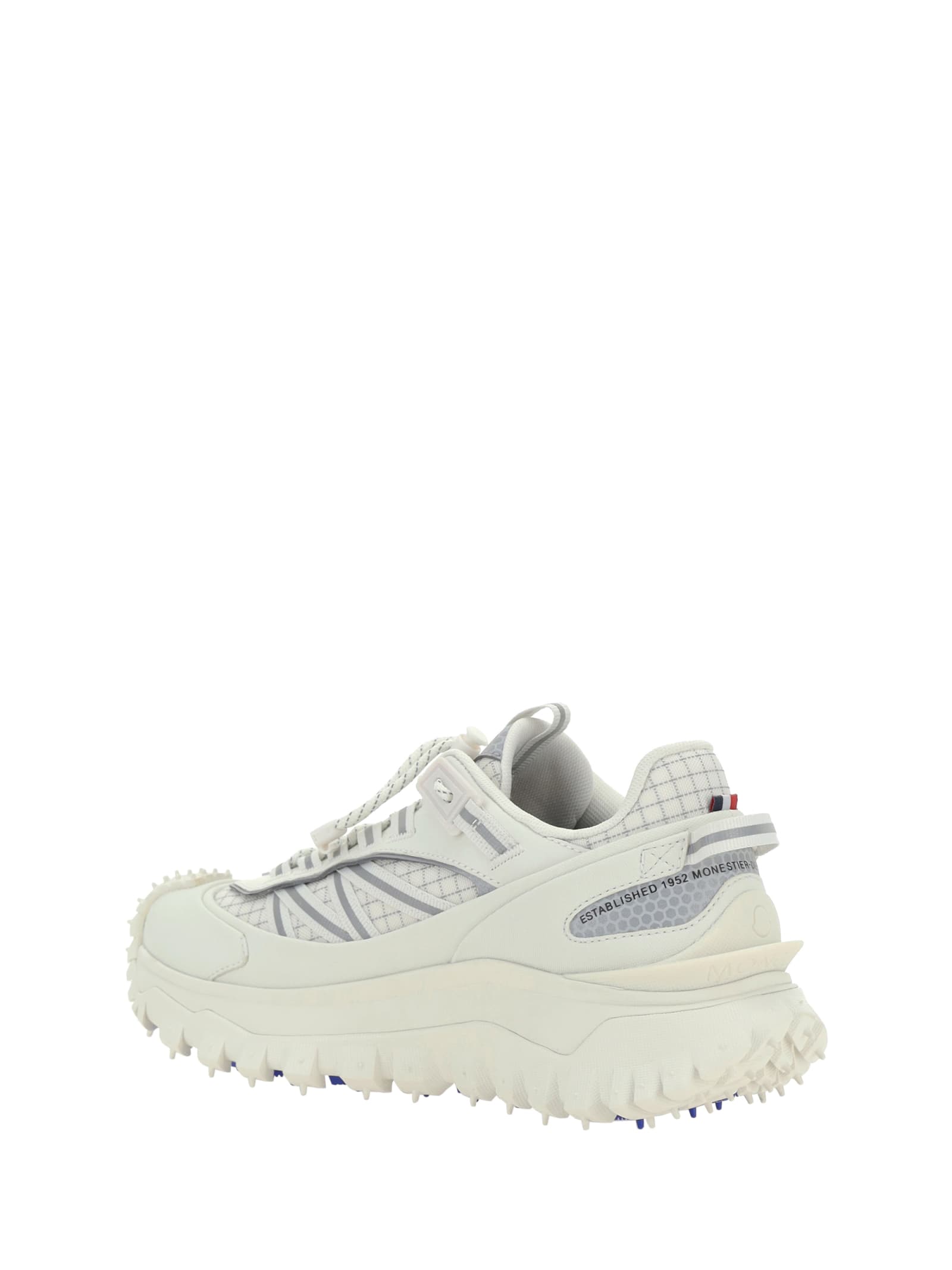 Shop Moncler Trailgrip Sneakers In White