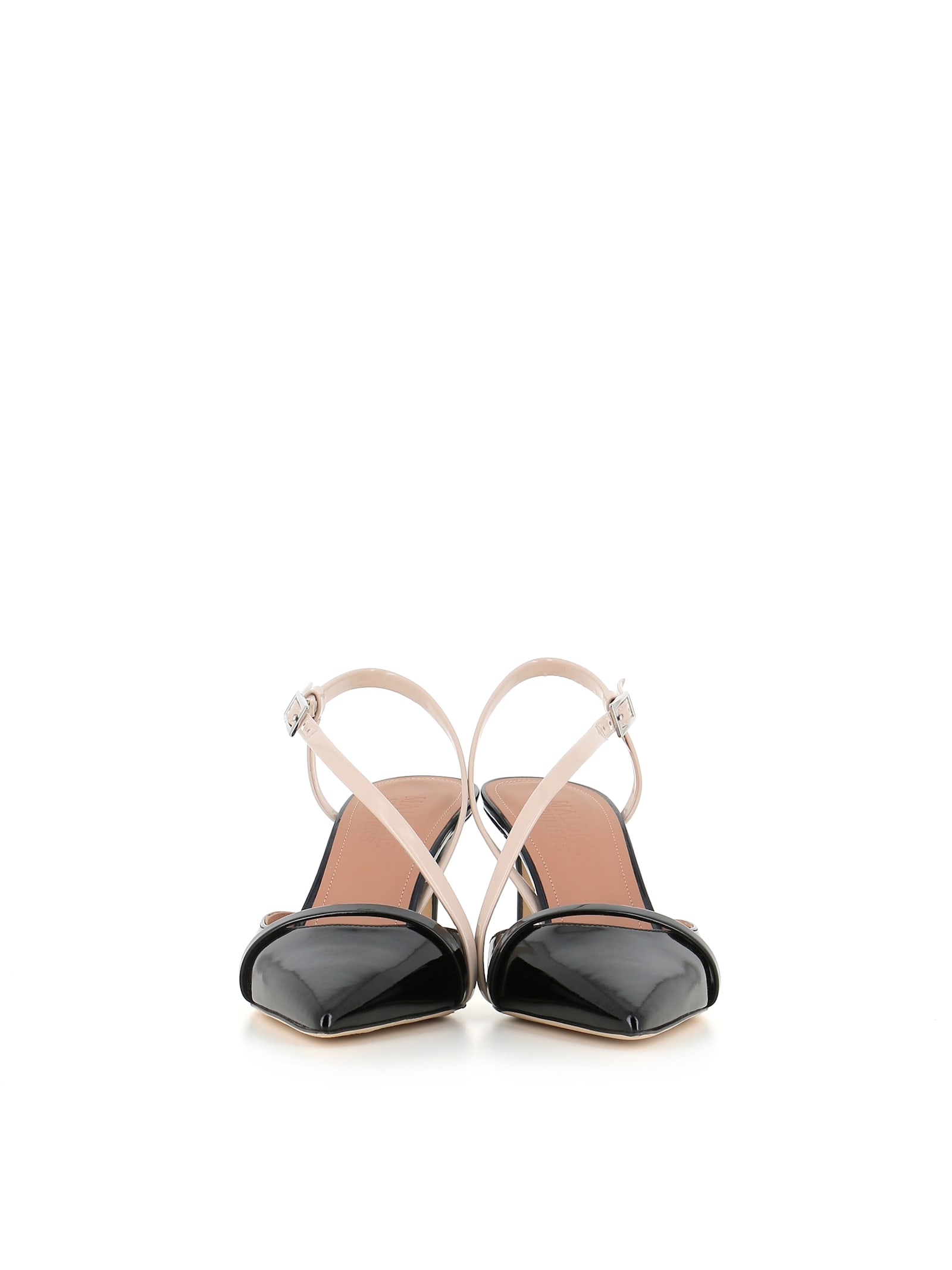 Malone Souliers Glossy Two-tone Stiletto Pointed Toe Pumps