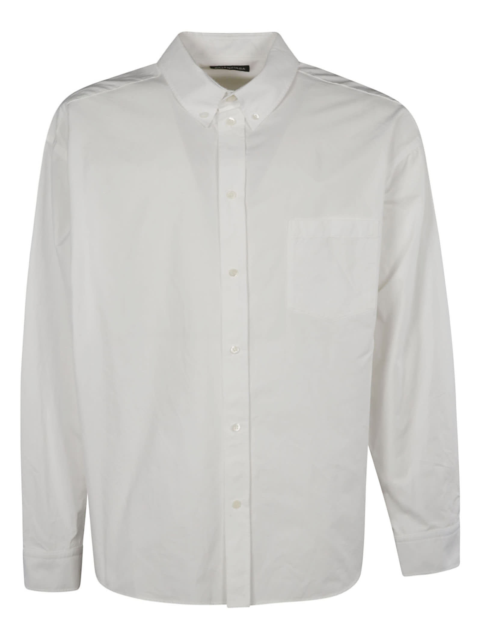 Balenciaga Back Logo Print Long-sleeved Shirt
