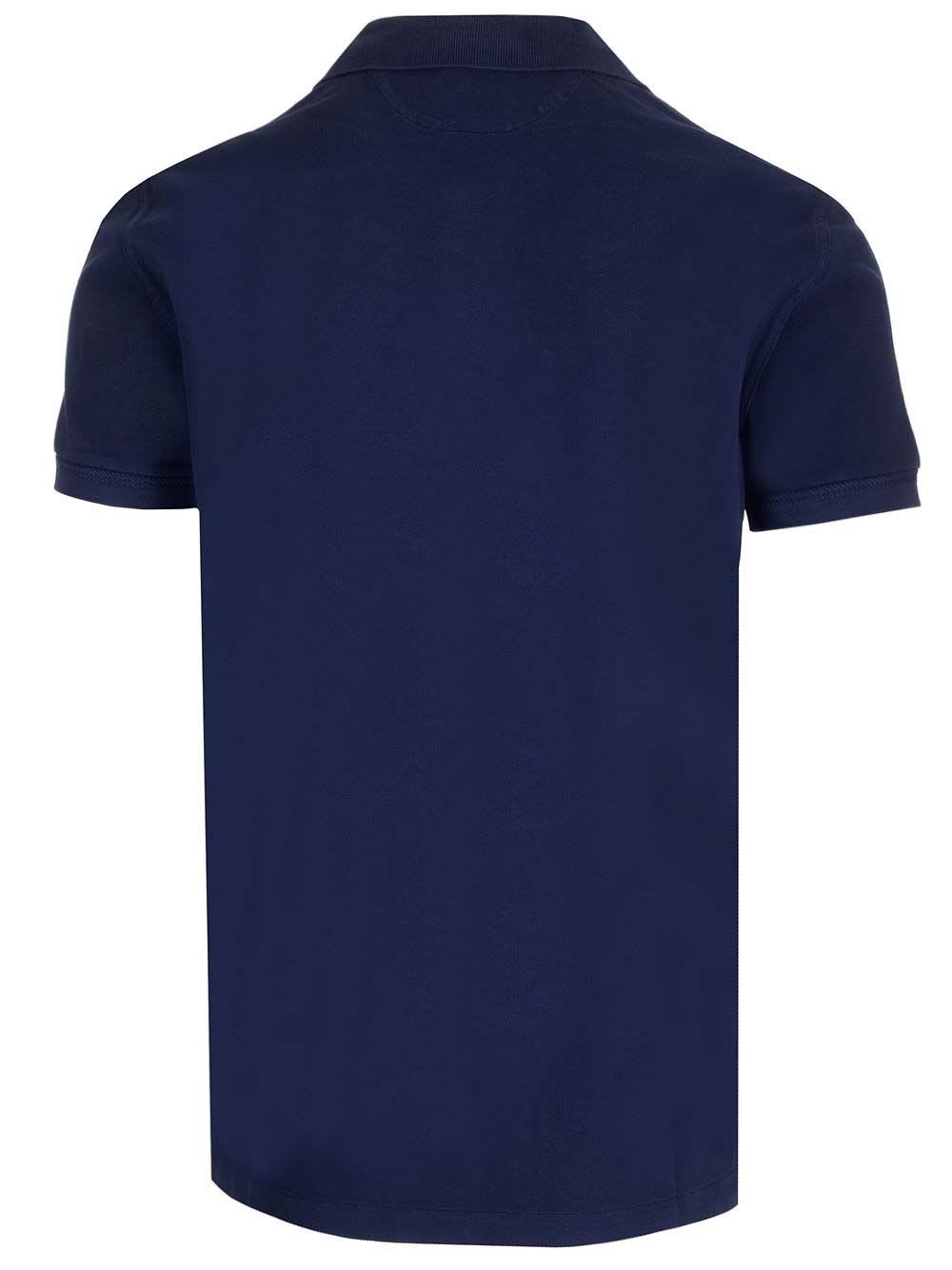 Shop Tom Ford Tennis Piquet Polo In Blue