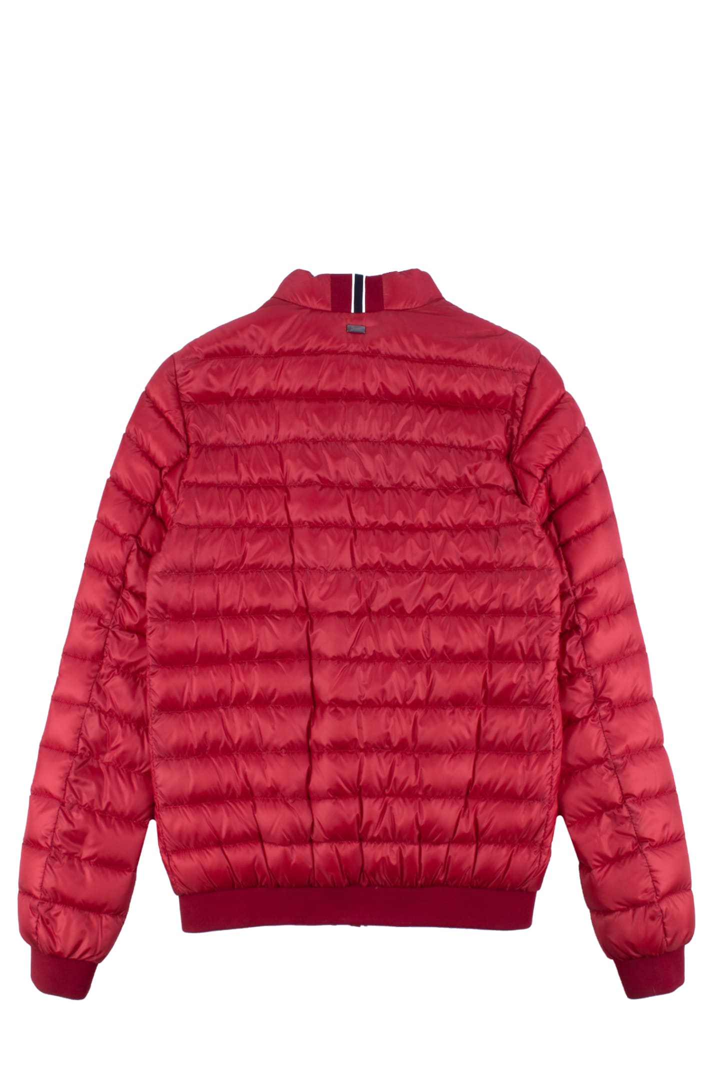 Shop Herno Nylon Down Jacket In Red