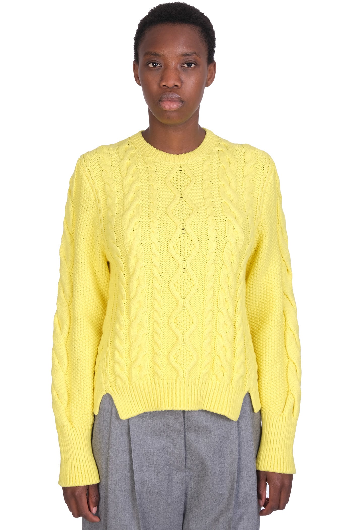 Stella McCartney Knitwear In Yellow Cotton