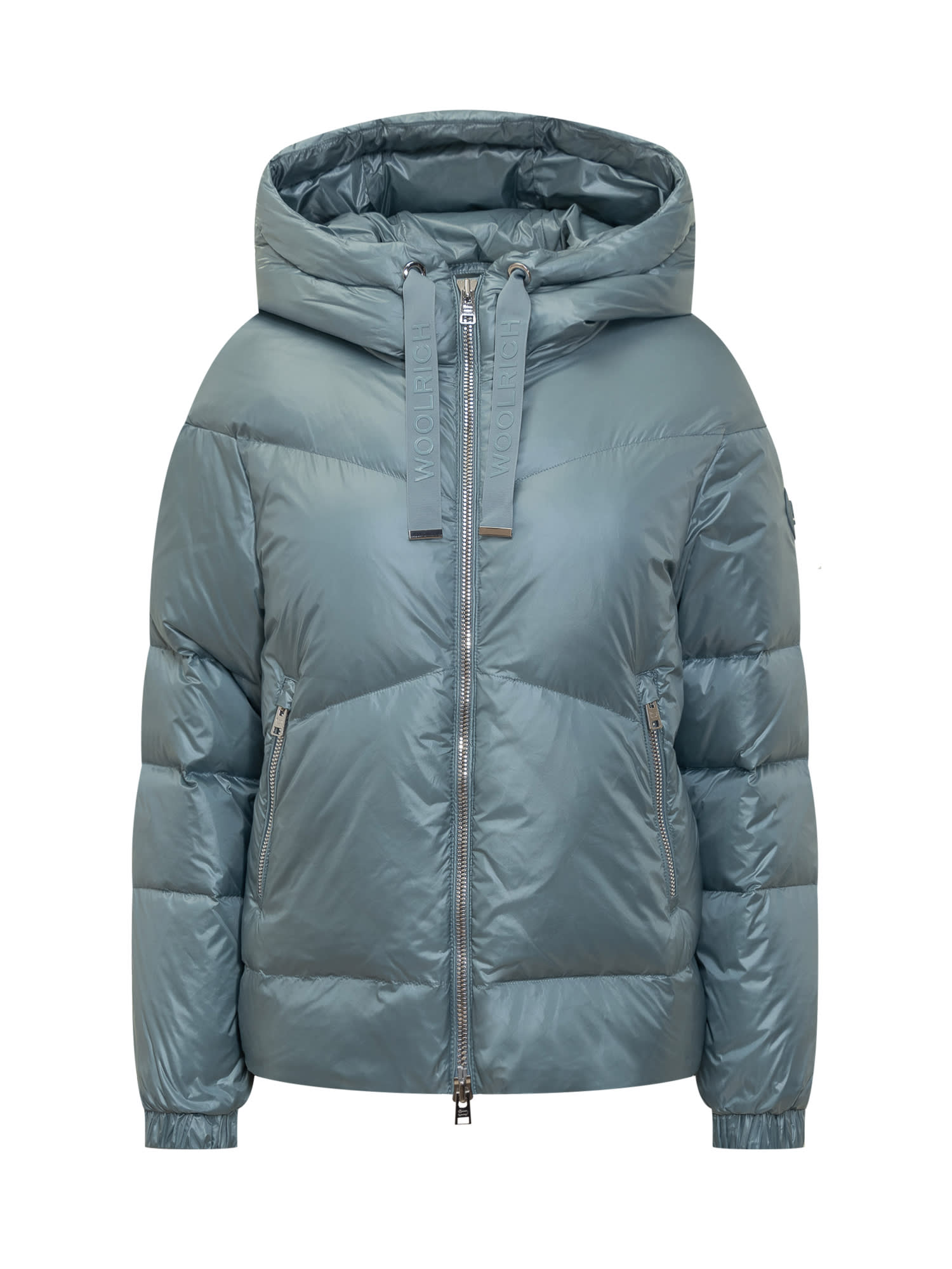 Shop Woolrich Aliquippa Down Jacket In Citadel