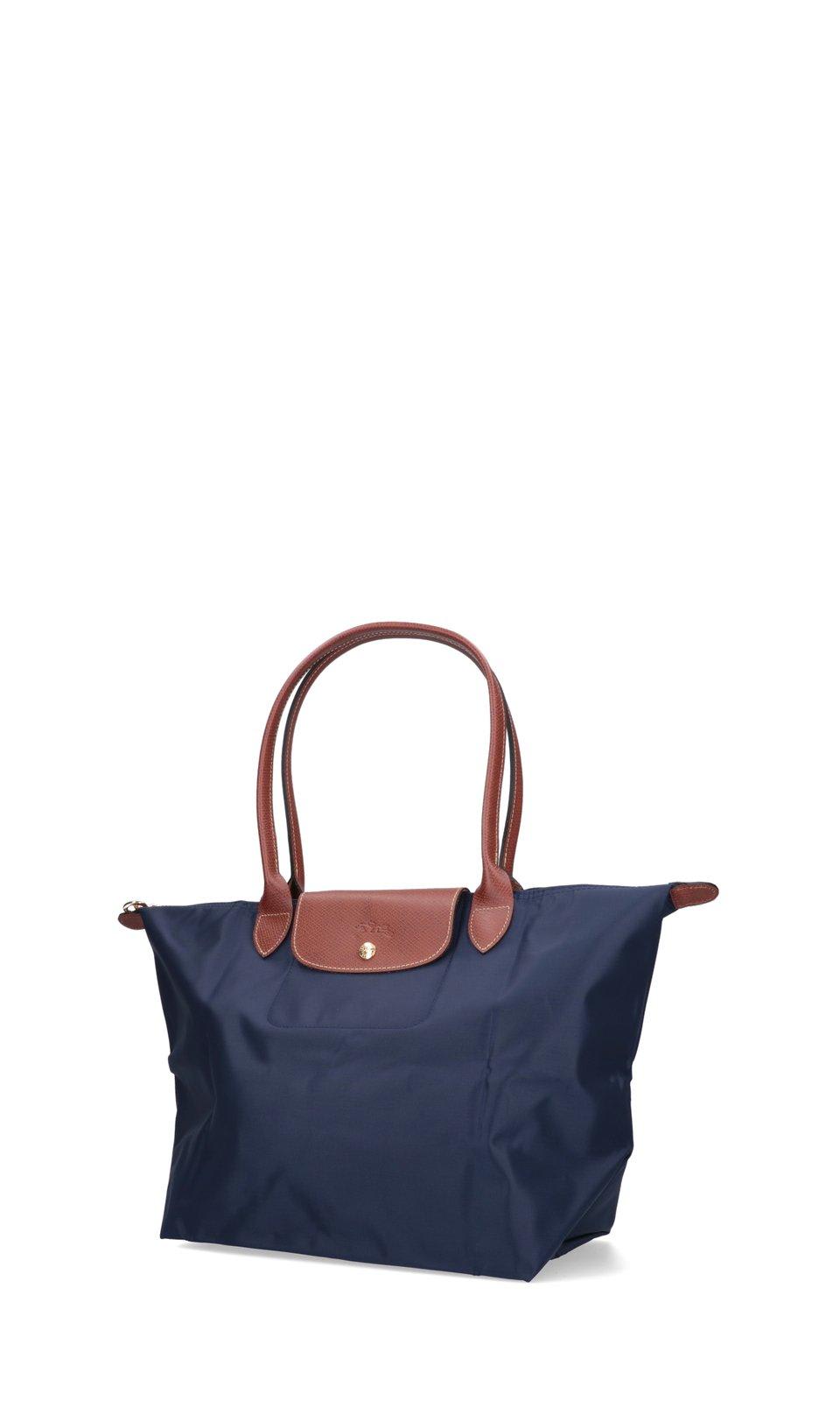 Longchamp Le Pliage Original Large Shoulder Bag In Blue