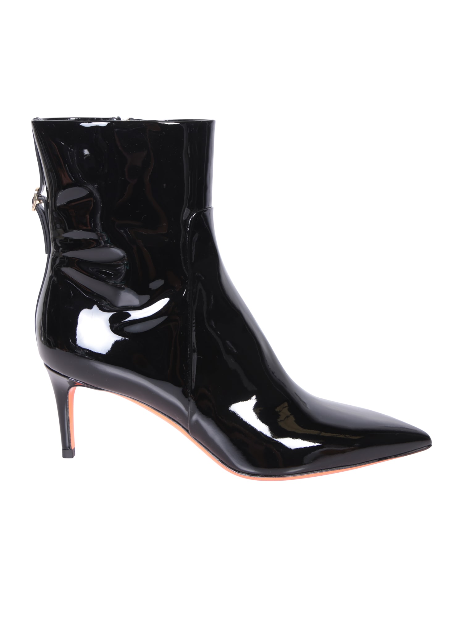 Patent Black Ankle Boot