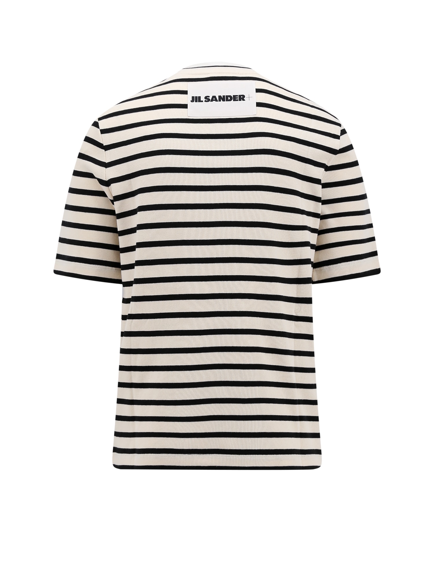 Shop Jil Sander T-shirt In Bianco E Nero