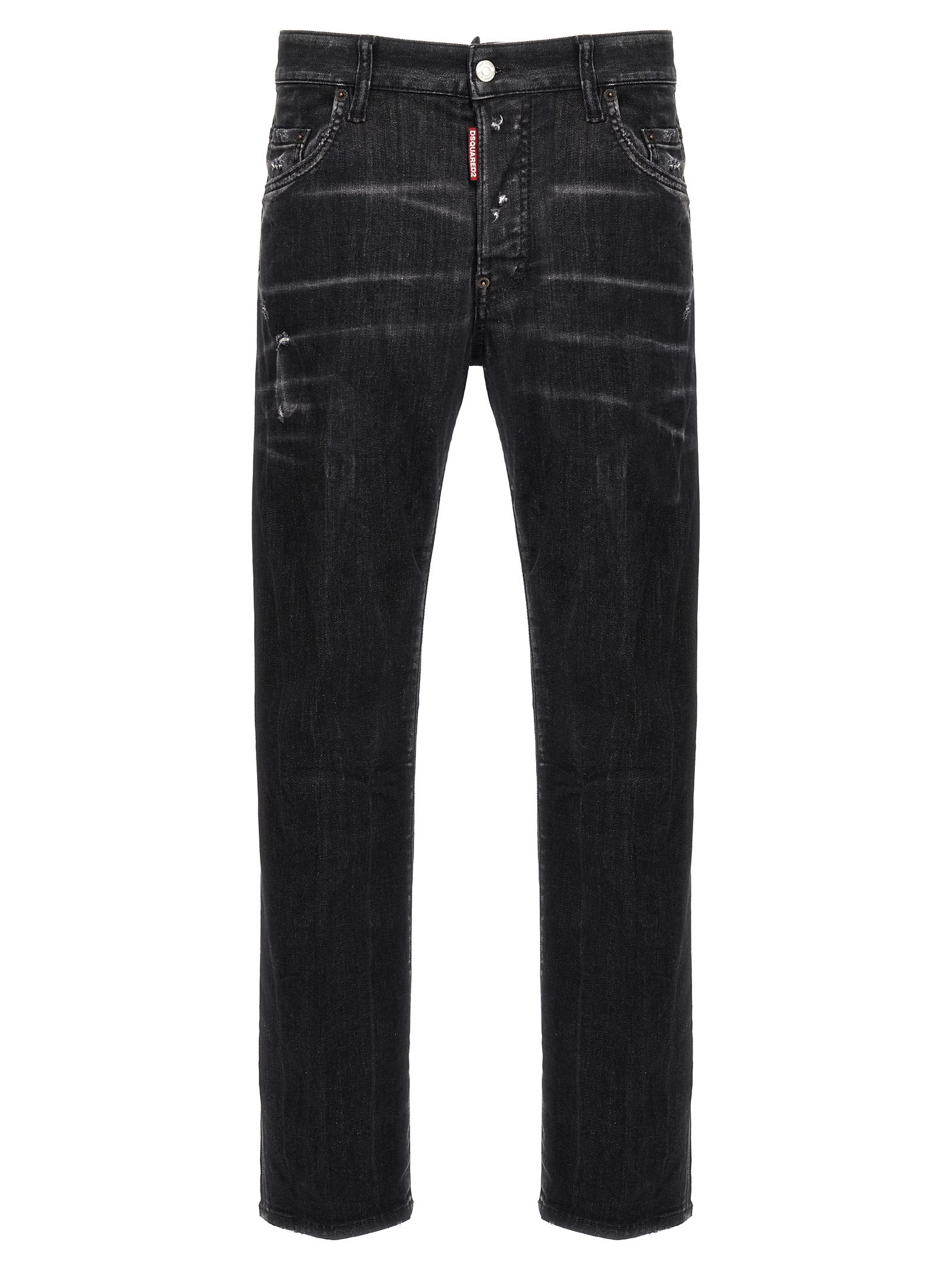 Shop Dsquared2 Skater Jeans In Black