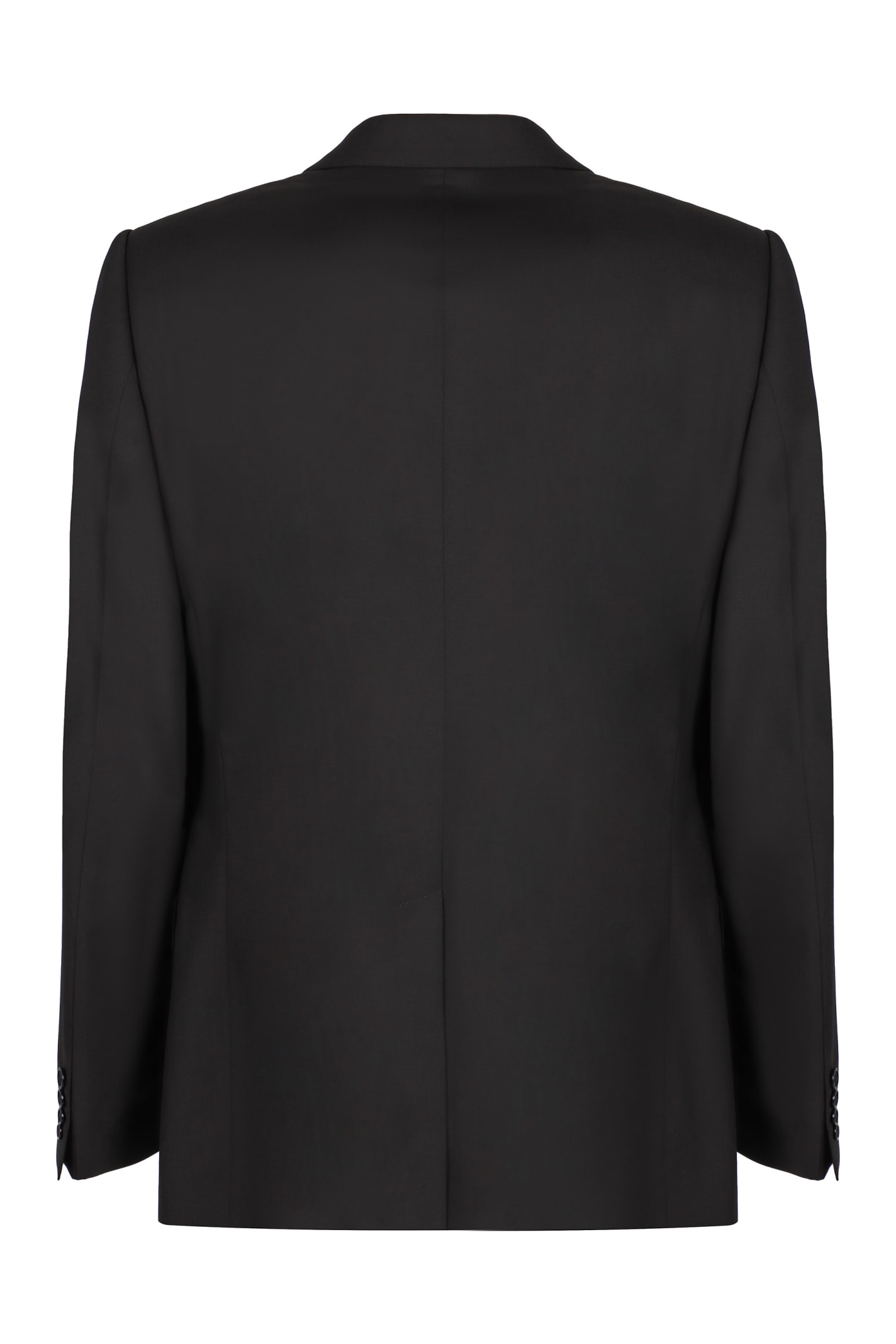 Shop Dolce & Gabbana Two Piece Suit In Stretching Wool In Black