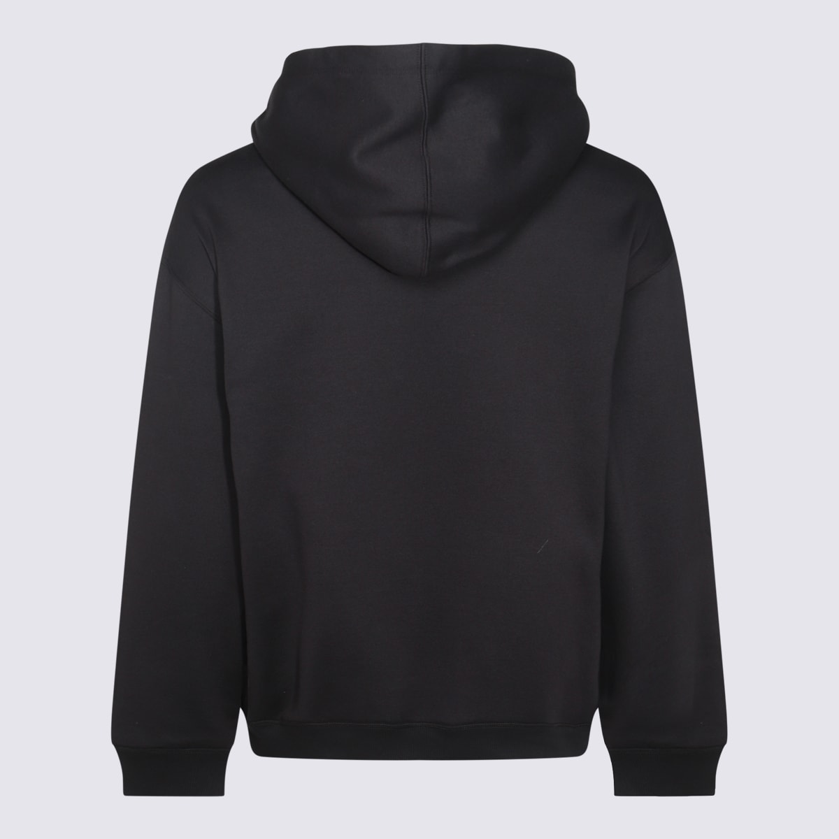 Shop Valentino Black Cotton Sweatshirt