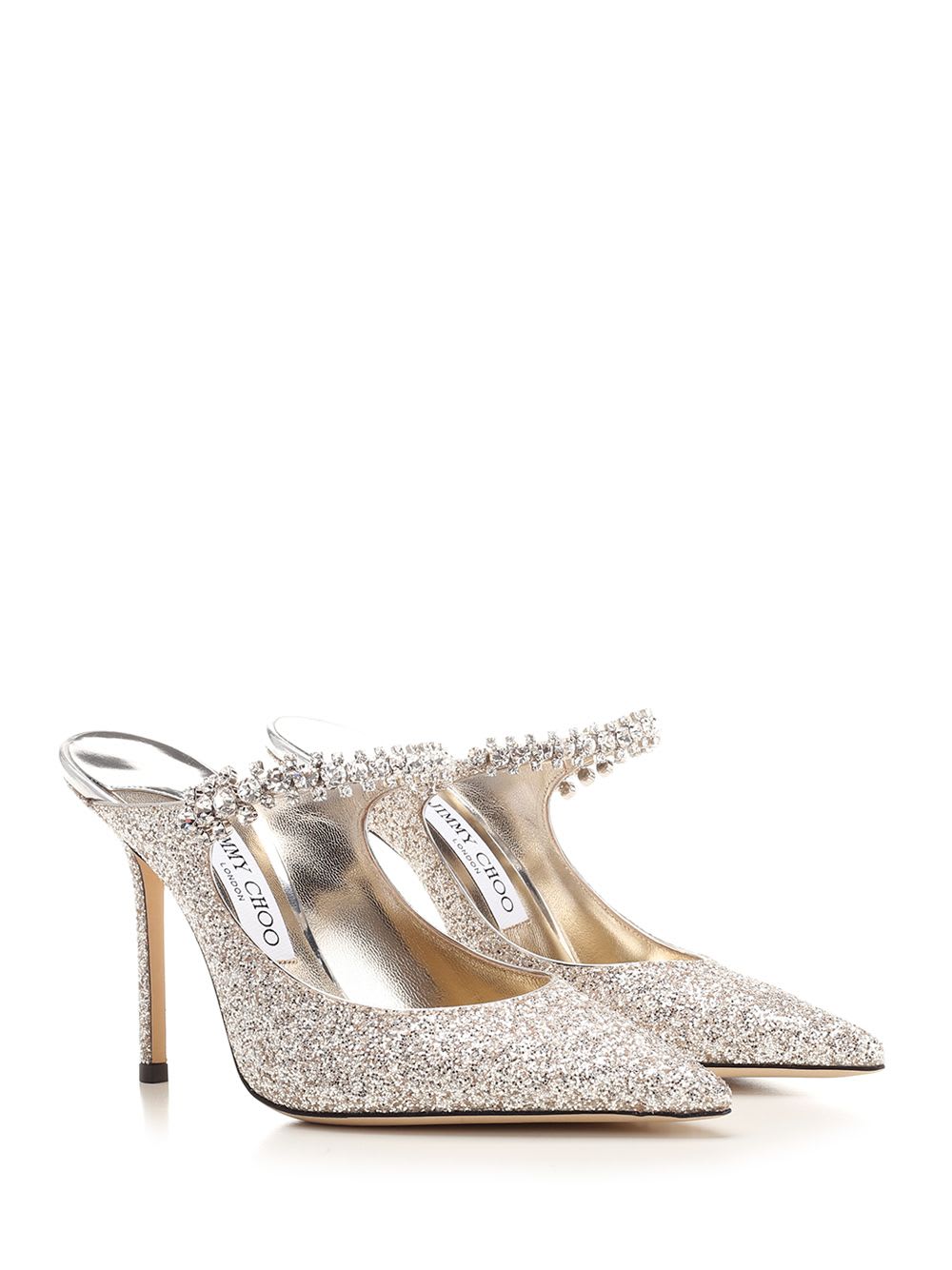 JIMMY CHOO BING HEELED MULE