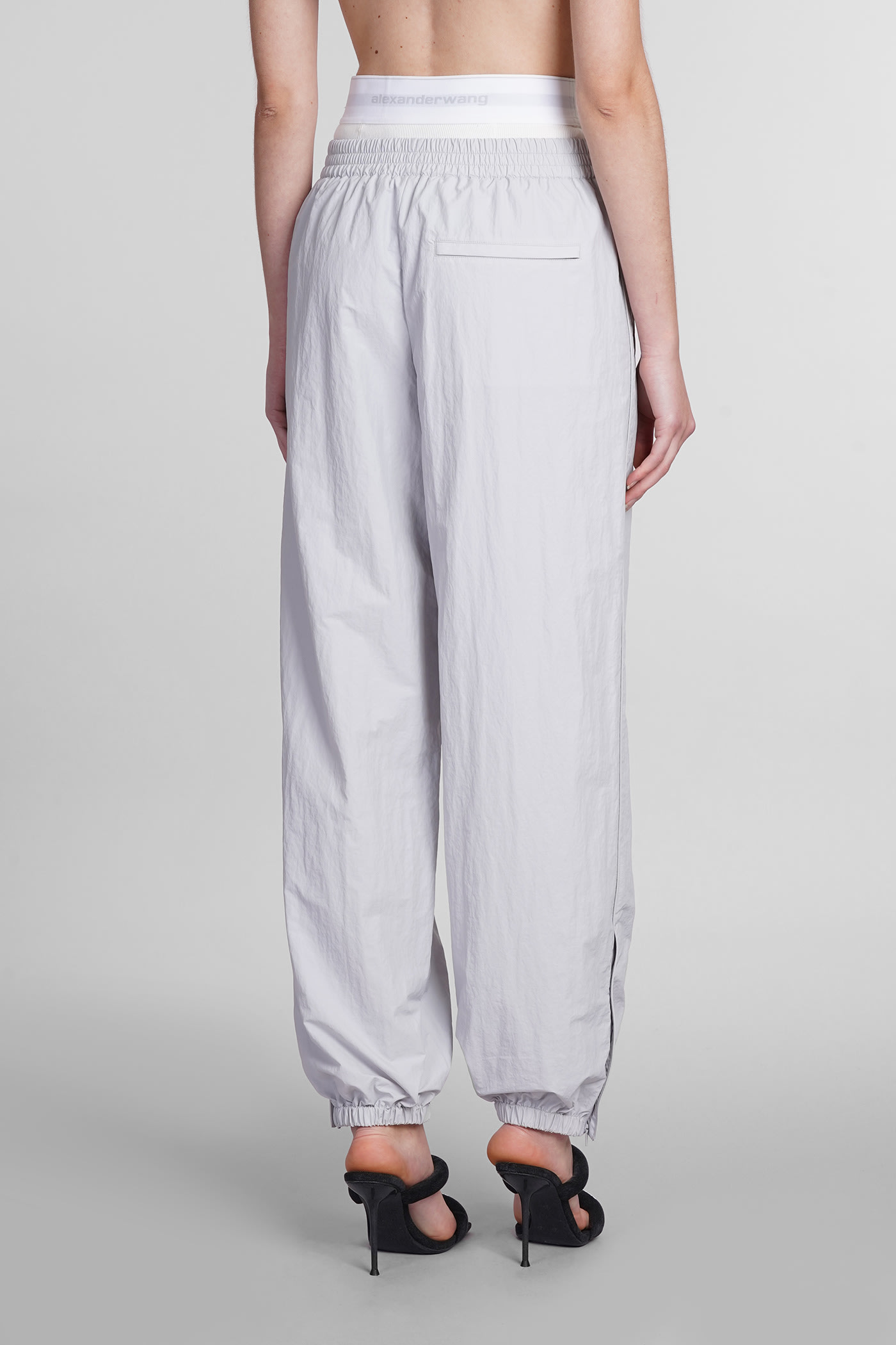 Alexander Wang Gray Pre-styled Lounge Pants In Grey