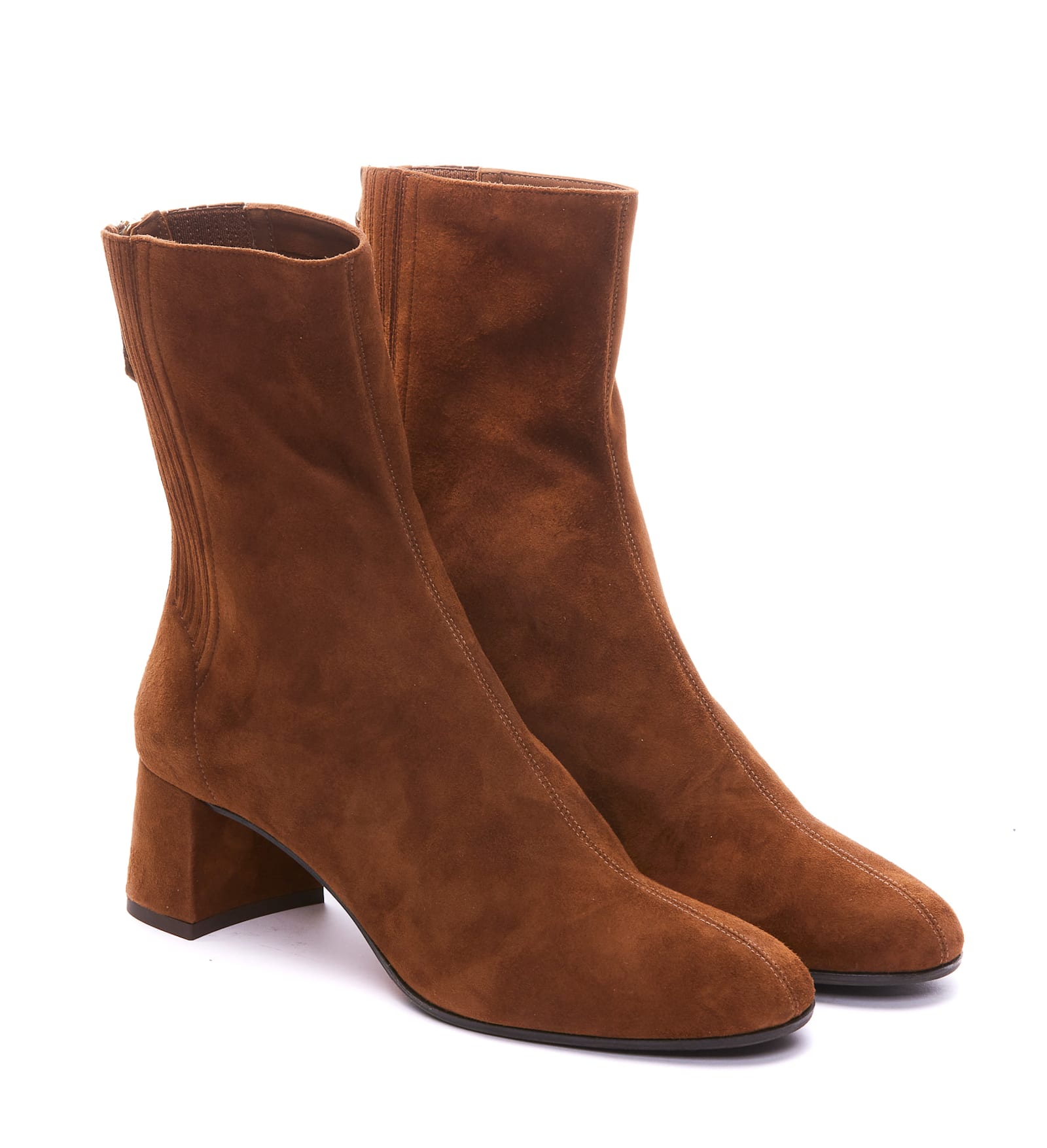 Shop Aquazzura Saint Honore Booties In Brown