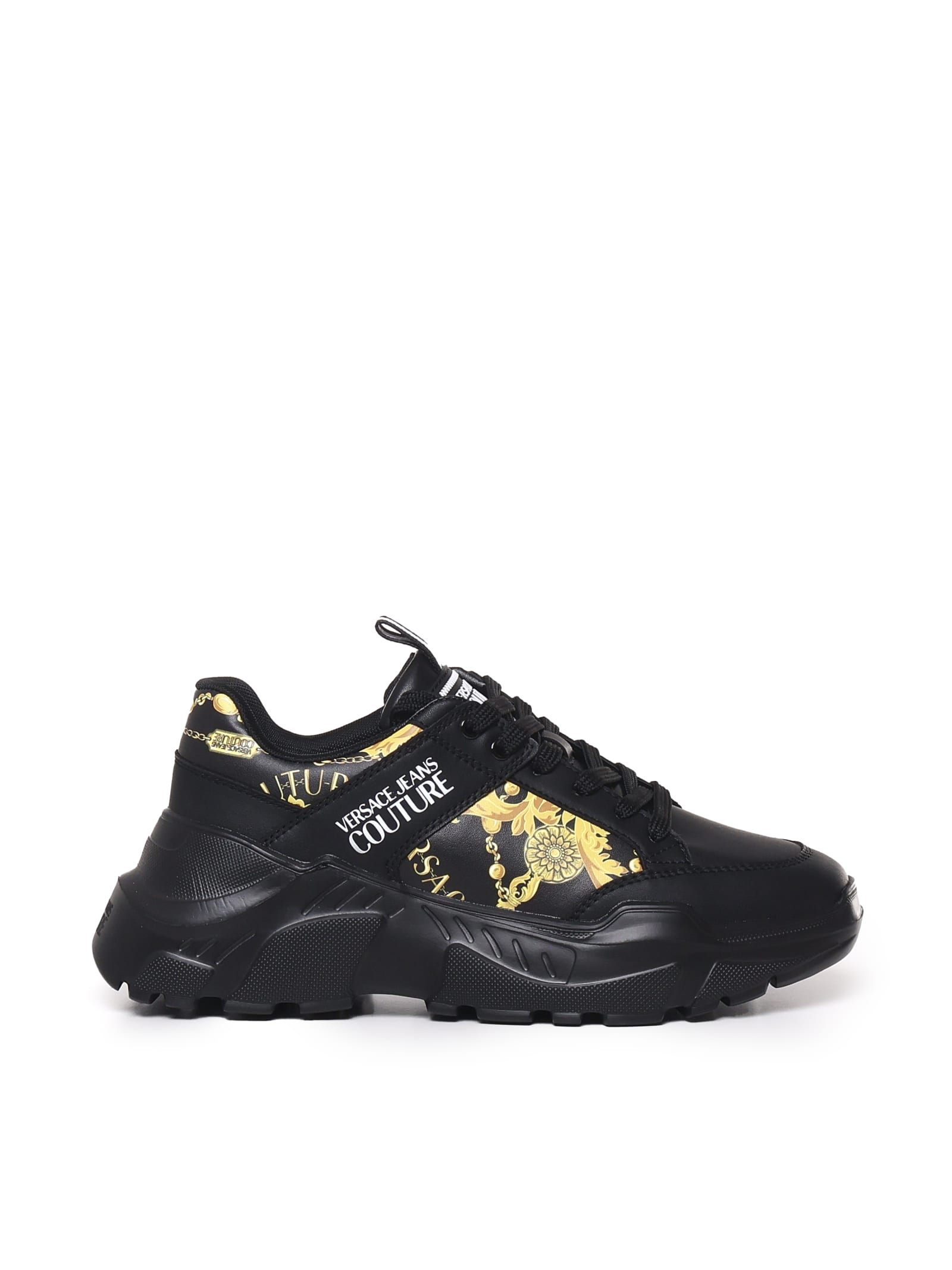 Shop Versace Jeans Couture Sneakers Jeans Couture In Black