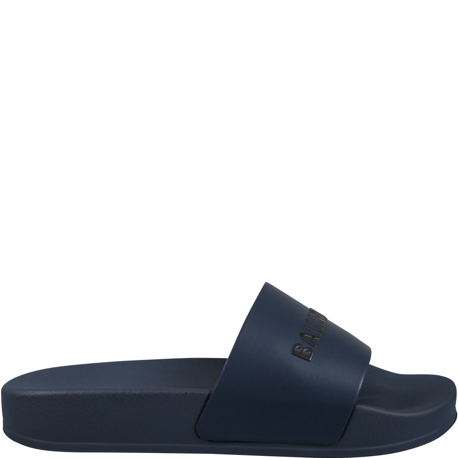 Balenciaga Blue Mules For Kids With Logo