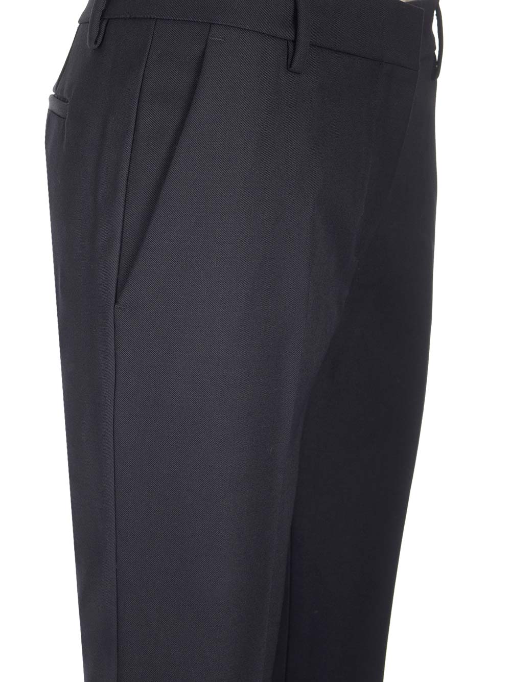 Shop Golden Goose Dark Blue Cigarette Trousers