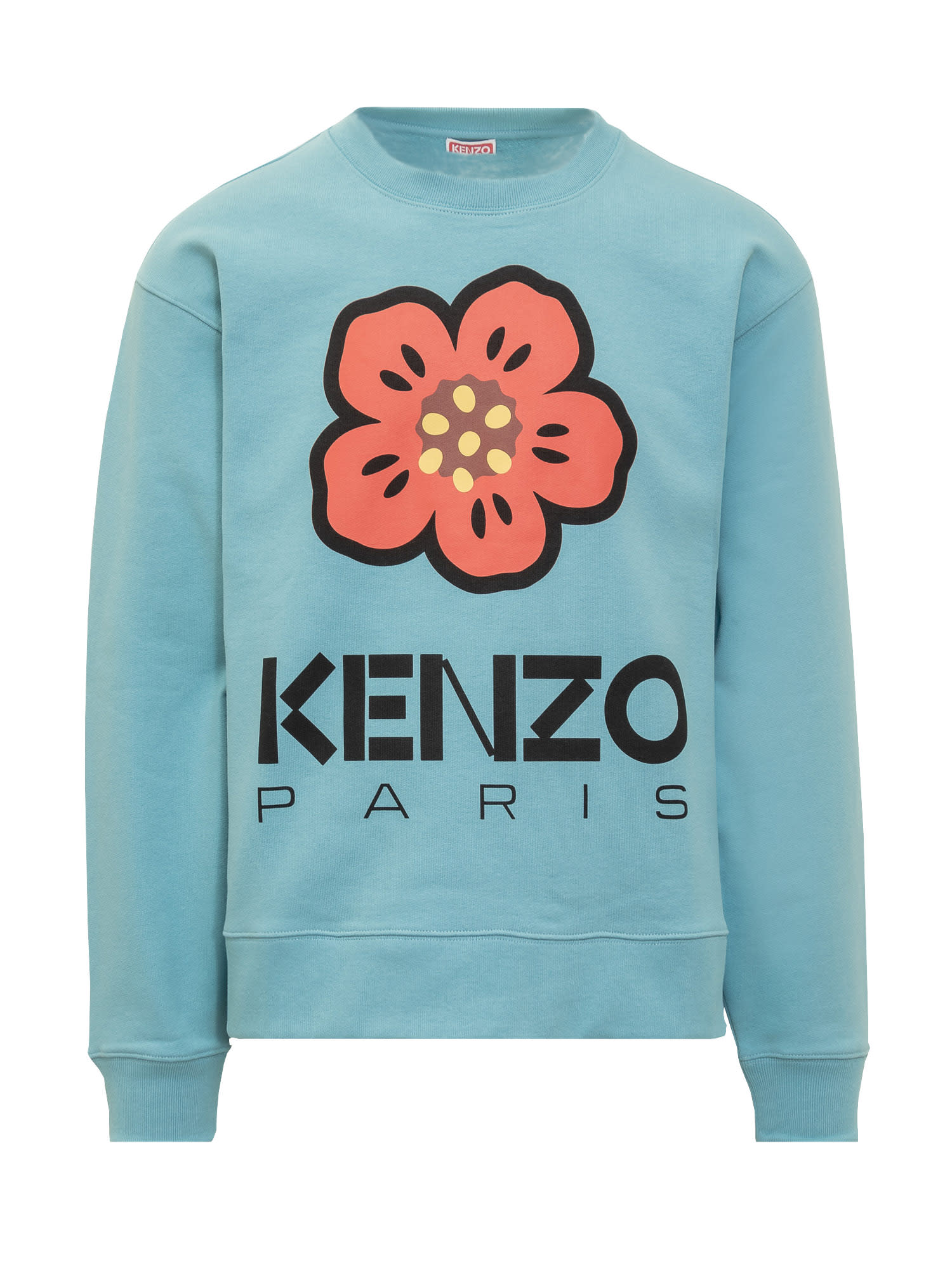 Kenzo Boke Flower-print Cotton Sweatshirt - Farfetch