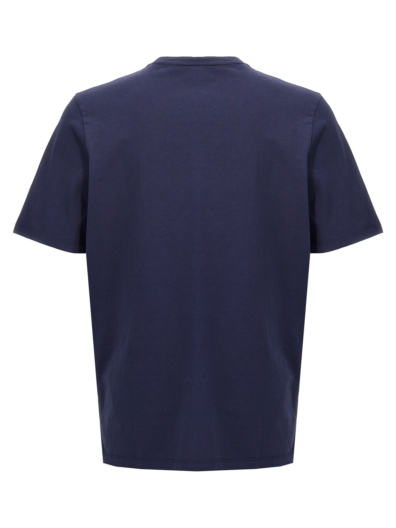 Shop Maison Kitsuné Chillax Fox T-shirt In Blue