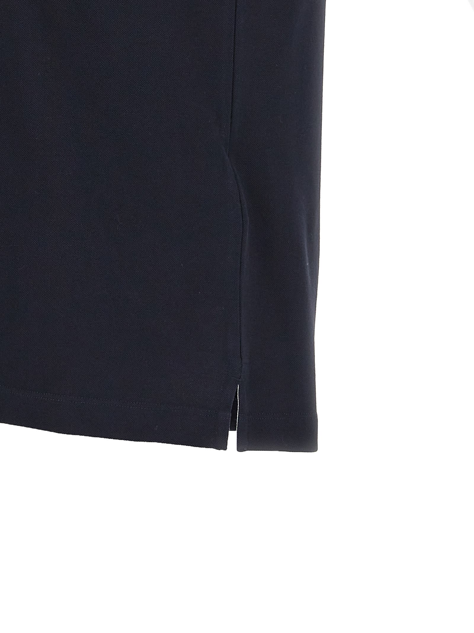 Stone Island Polo Shirt In Blue