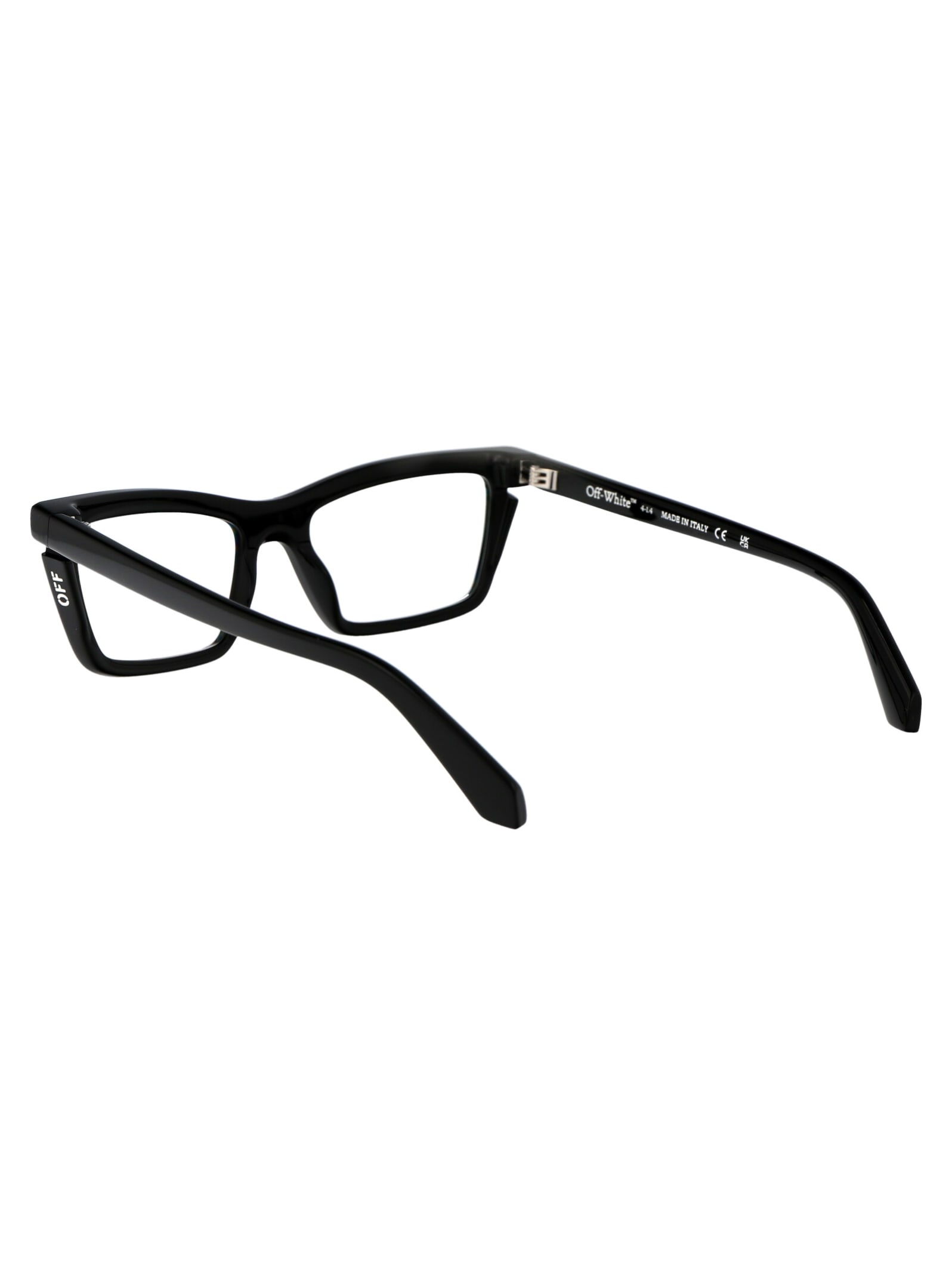 Shop Off-white Optical Style 50 Glasses In 1000 Black