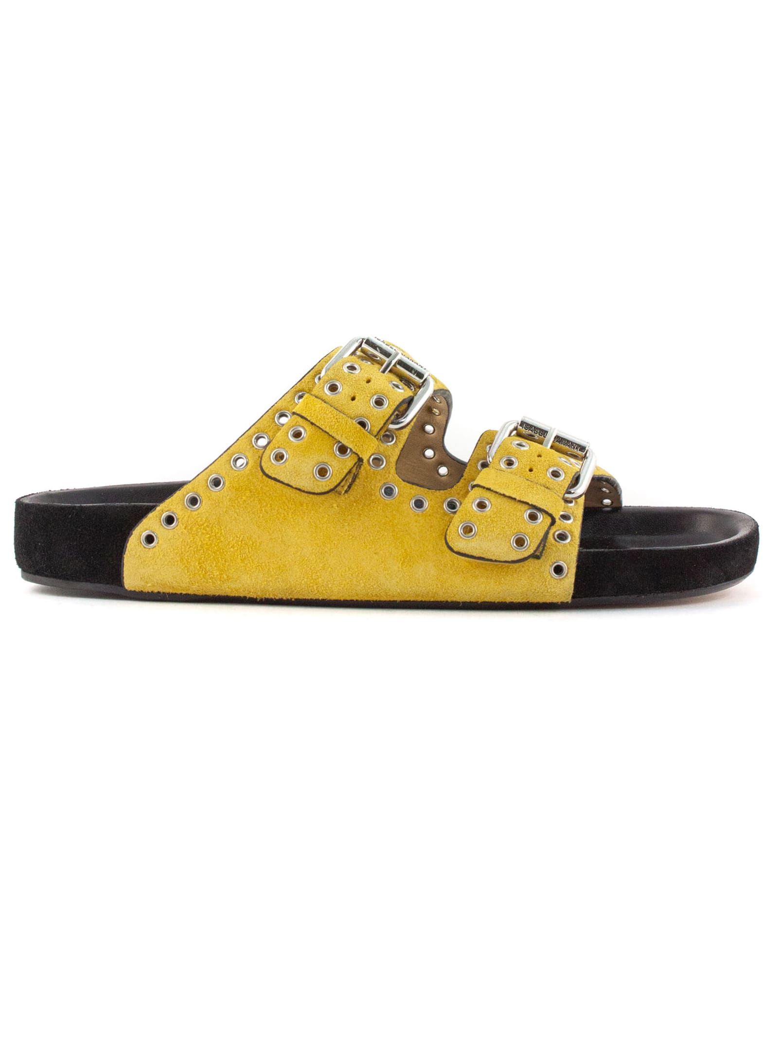 Isabel Marant Yellow Suede Sandals