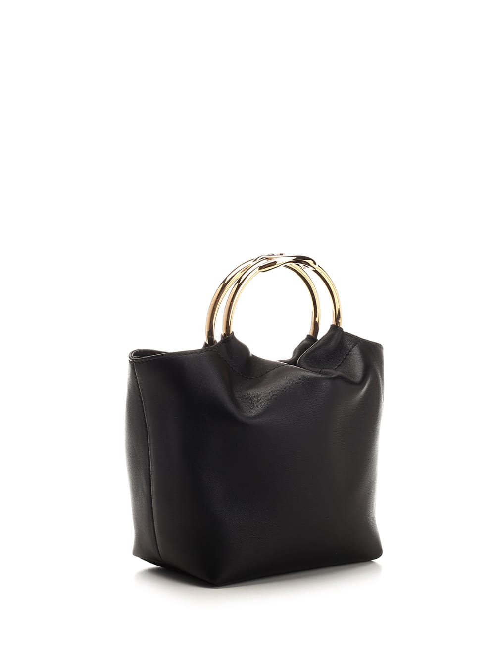 Shop Valentino Bucket Handbag In Black