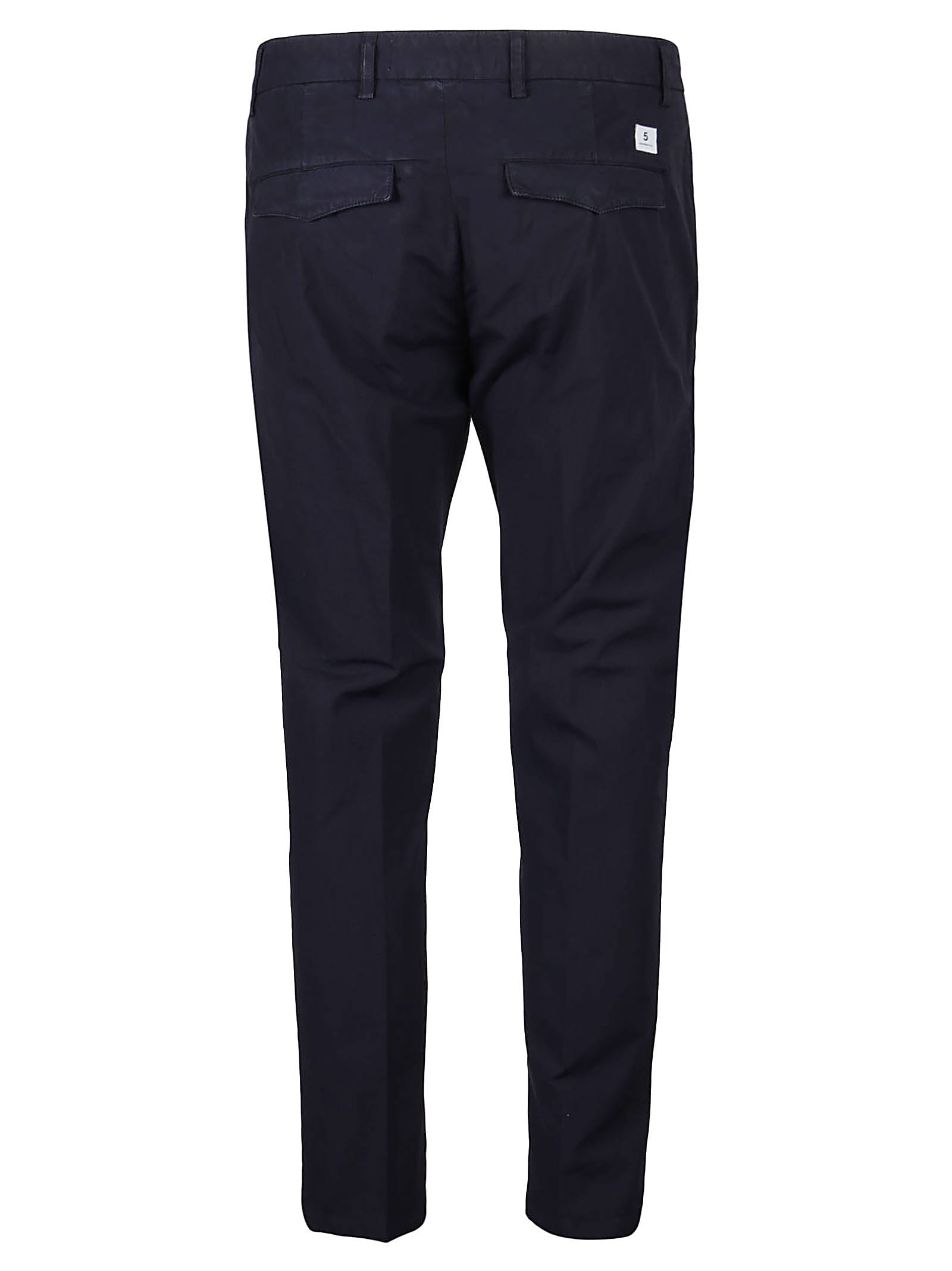 Shop Department Five Cropped Prince Chinos Pant In Navy