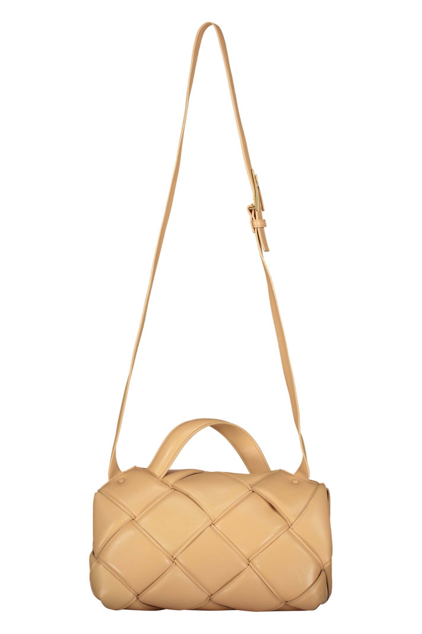 Shop Bottega Veneta Intrecciato Nappa Handbag In Skin