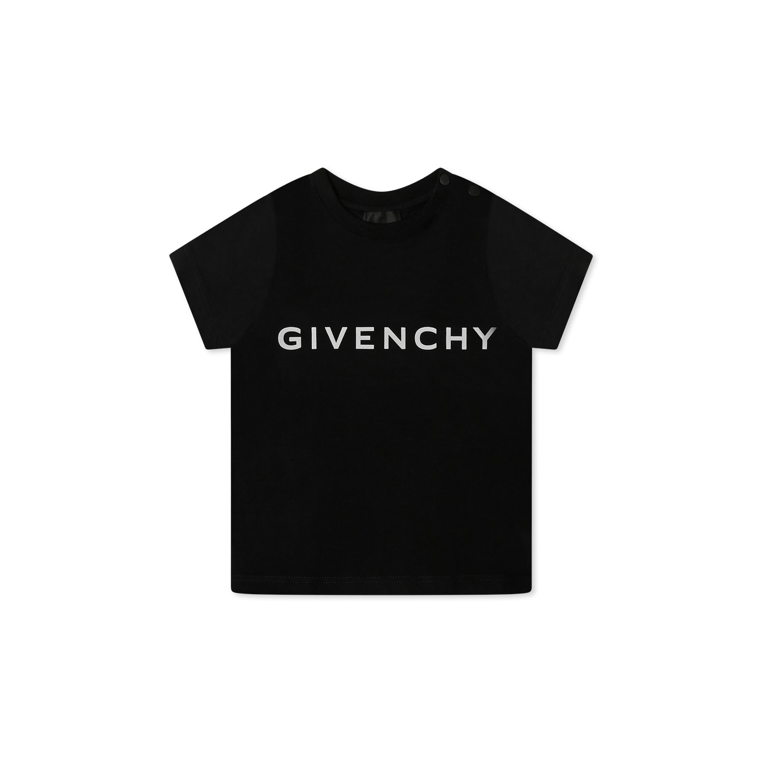 Givenchy Black T-shirt For Baby Boy With Logo