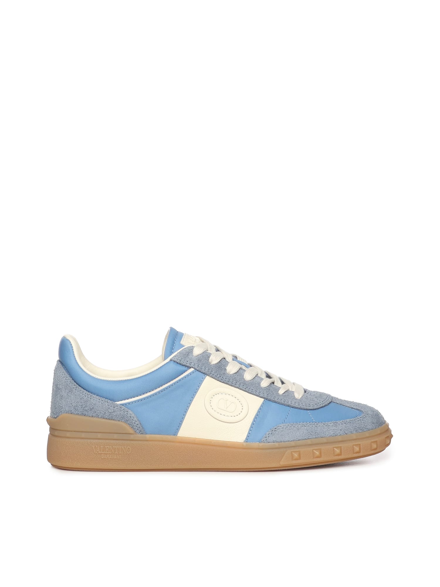Valentino Upvillage Split Leather Sneakers In Multi