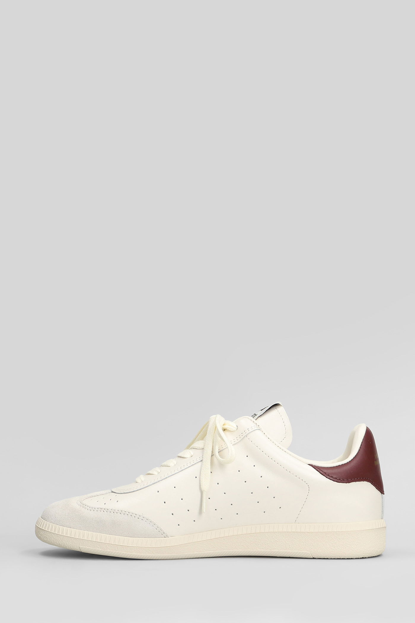 Isabel Marant Bryce Sneakers In White Suede And Leather In Multi