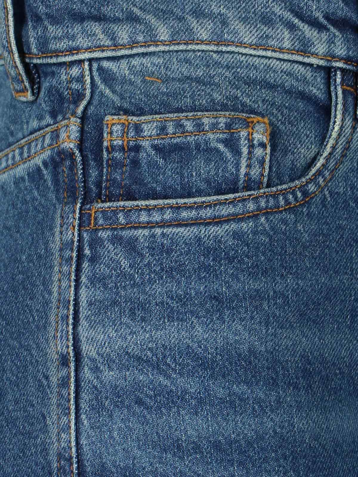 Coperni Strap Jeans In Blue