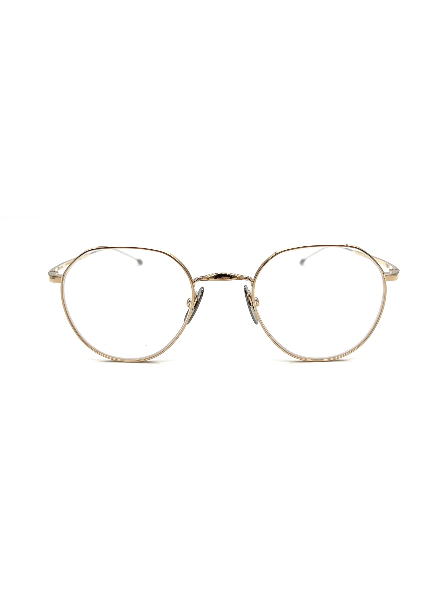 Shop Thom Browne Ueo914a/g0001 Eyewear In White Gold