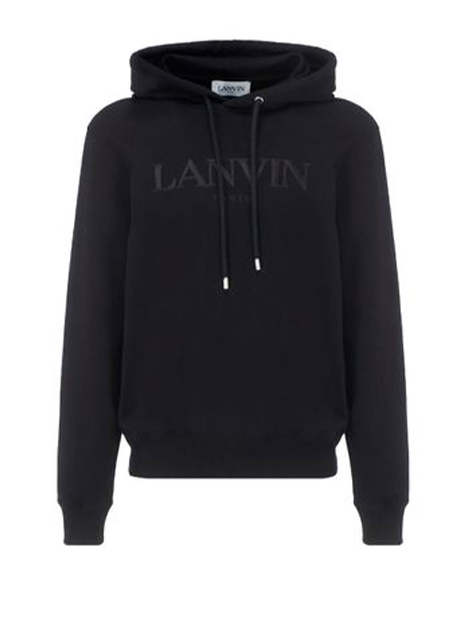 Lanvin Hoodie In Black Cotton