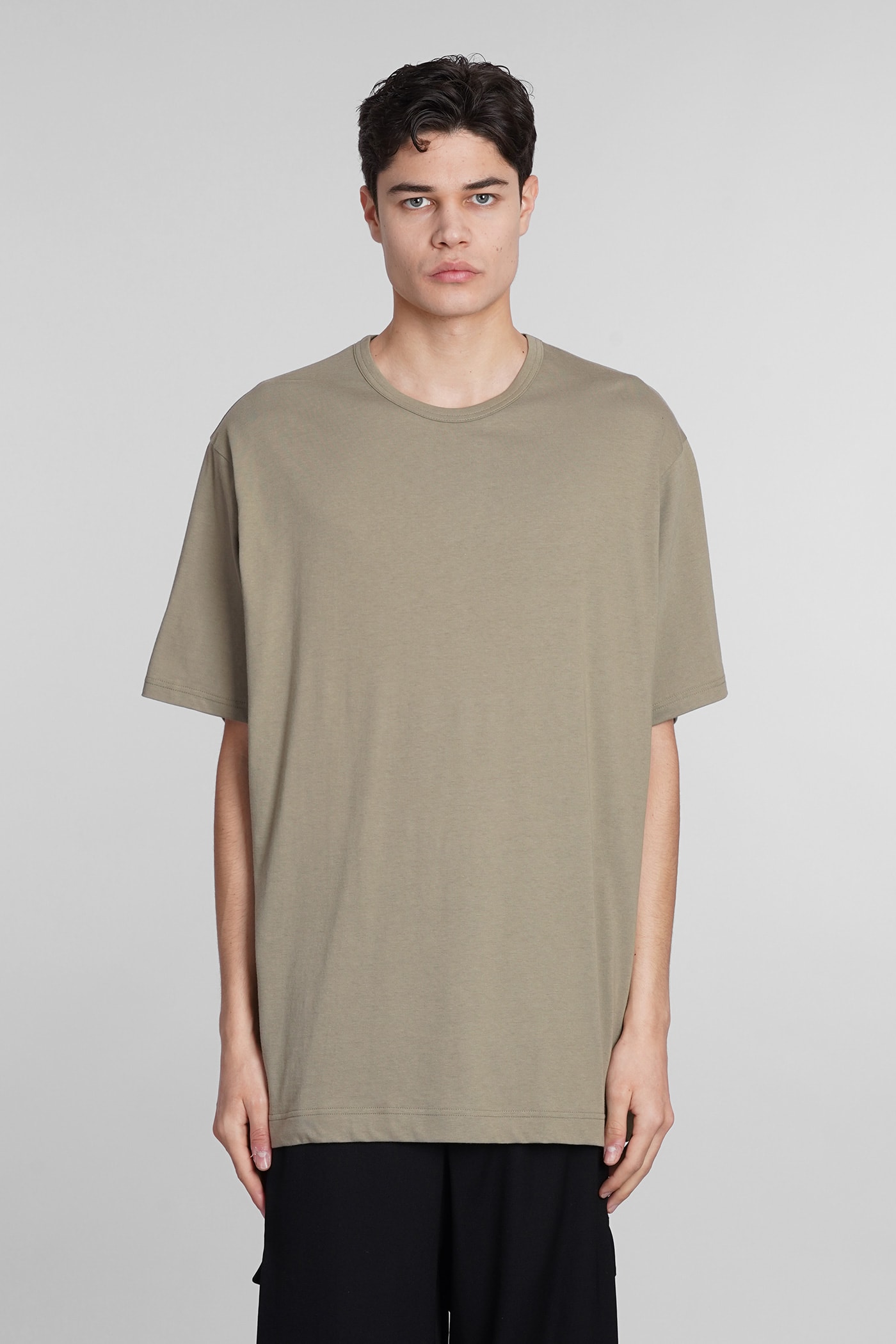 Yohji Yamamoto T-shirt In Green Cotton