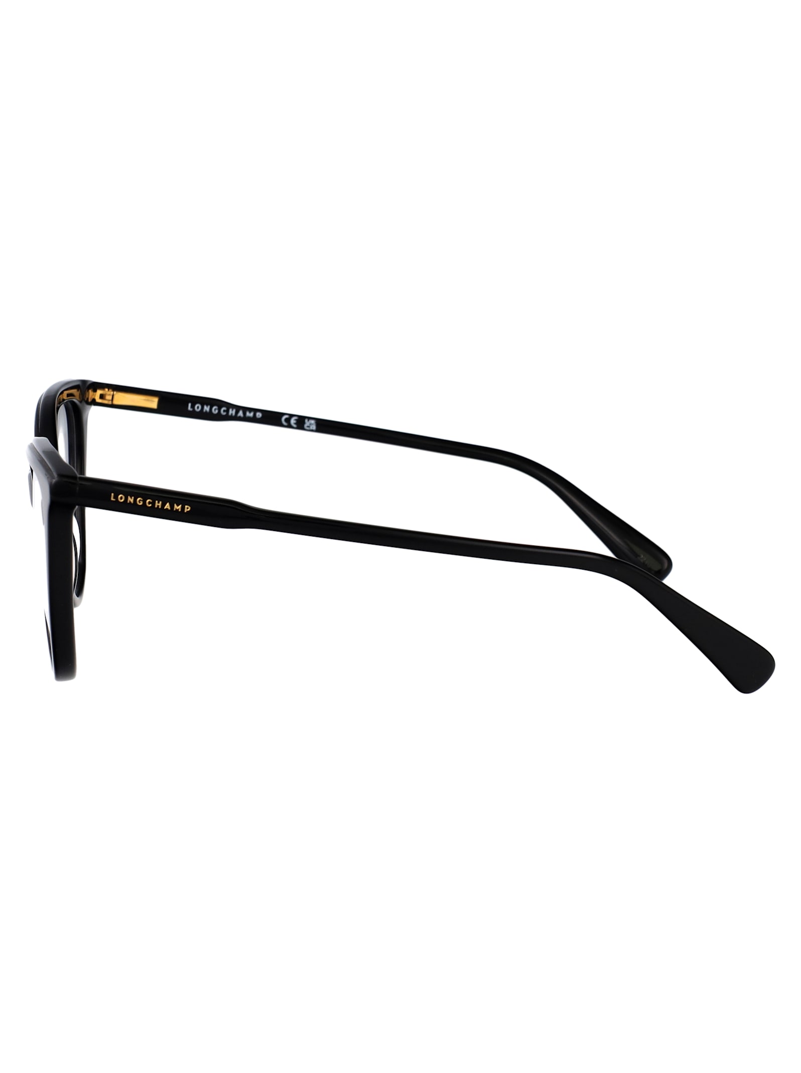 Longchamp Geometric Flat Mirror In Black