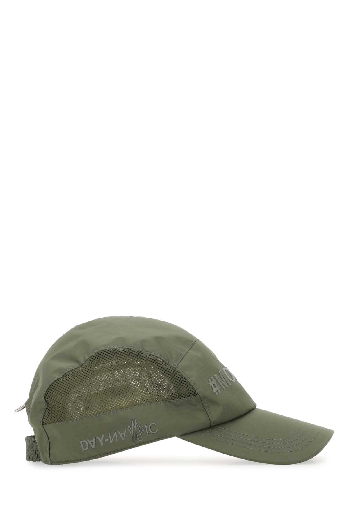 Moncler Army Green  Grenoble Day-namic Baseball Cap In Olive