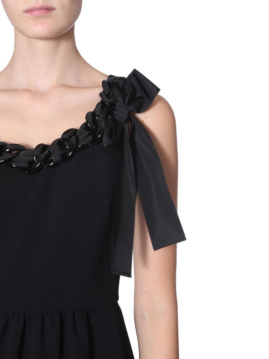 Shop Boutique Moschino Tubino Dress In Black