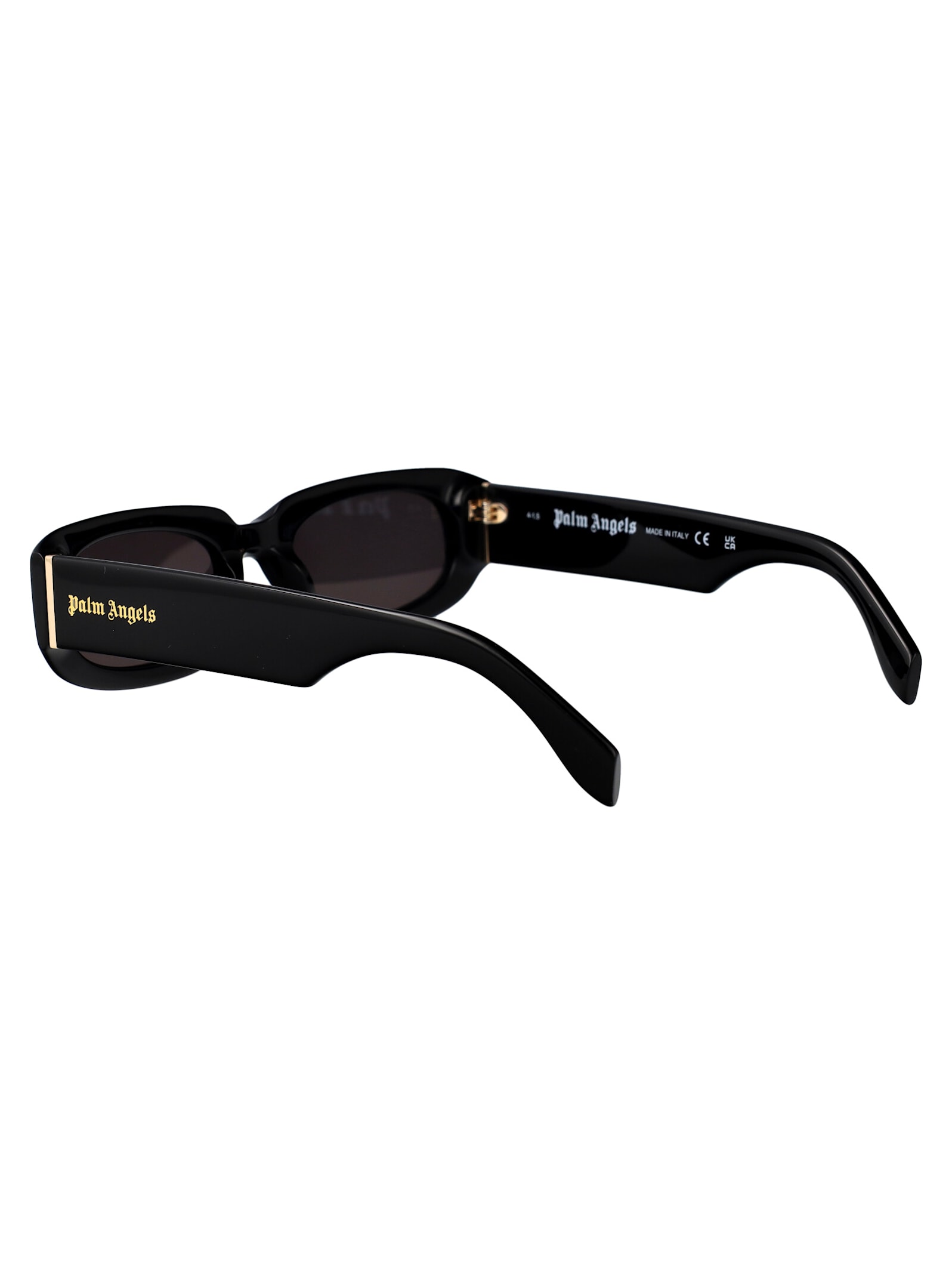 Palm Angels Noah Sunglasses In Black Dark Grey