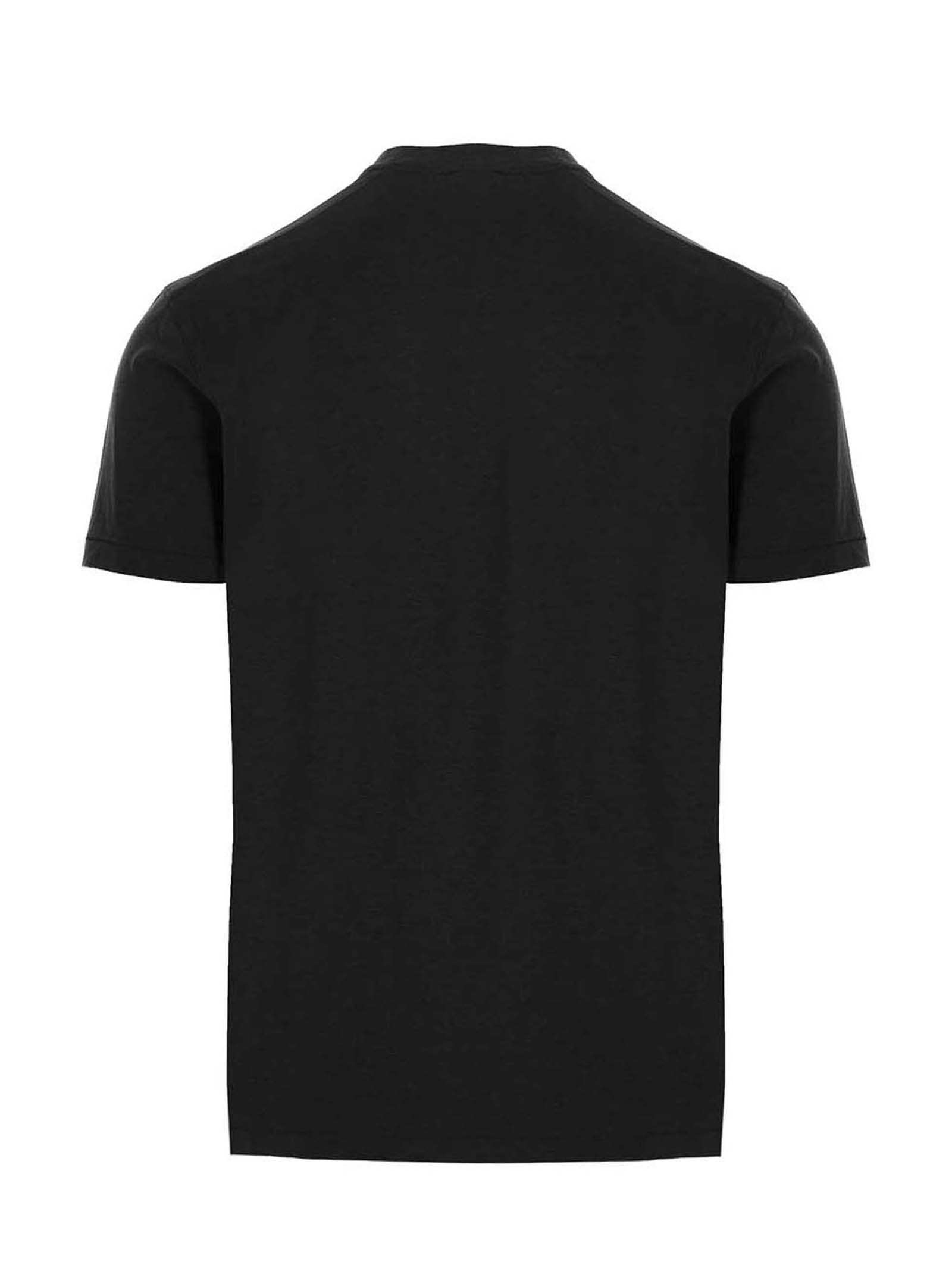 Shop Tom Ford Cotton Lyocell T-shirt In Black