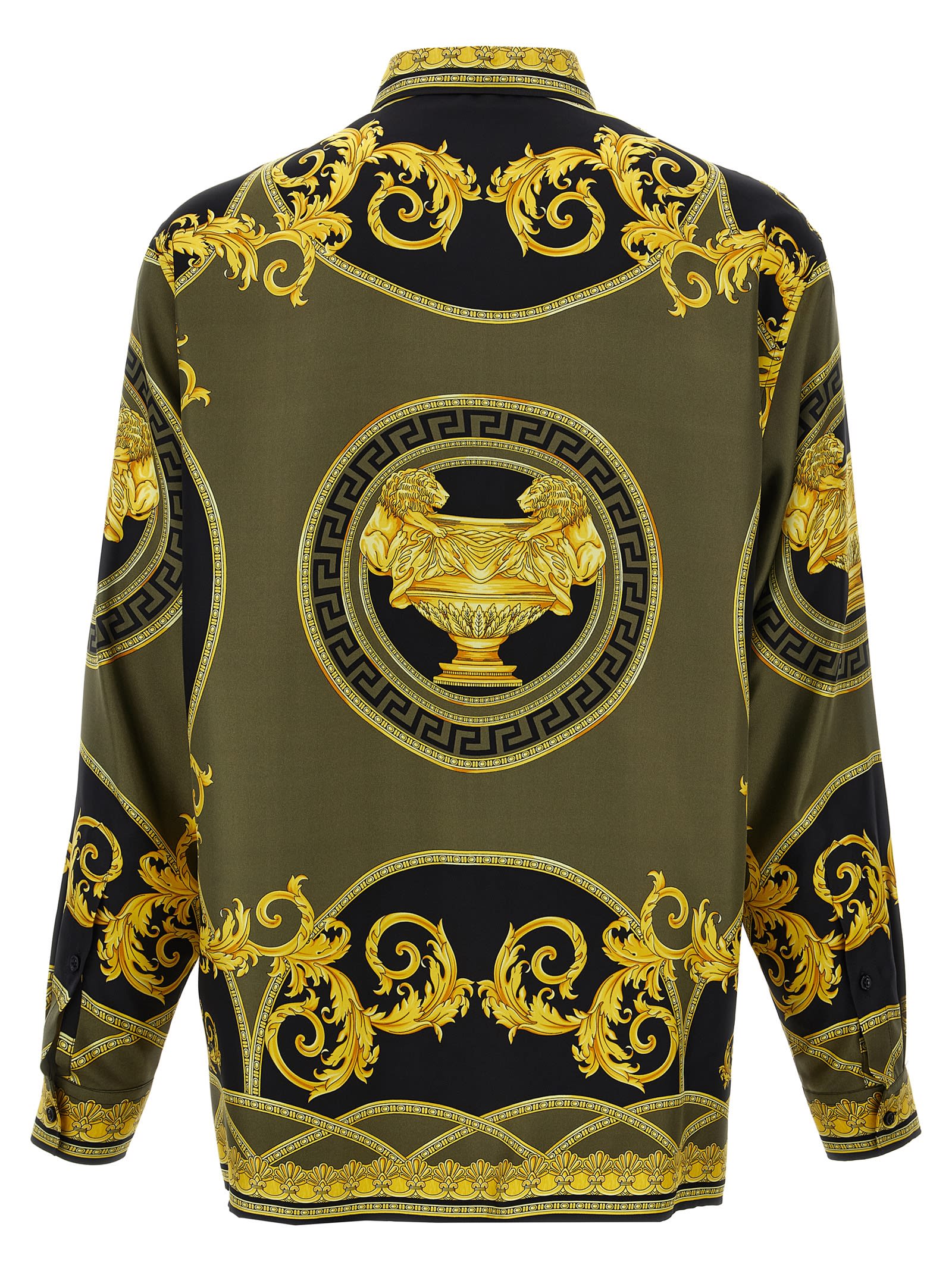 Shop Versace La Coupe Des Dieux Shirt In Multicolor