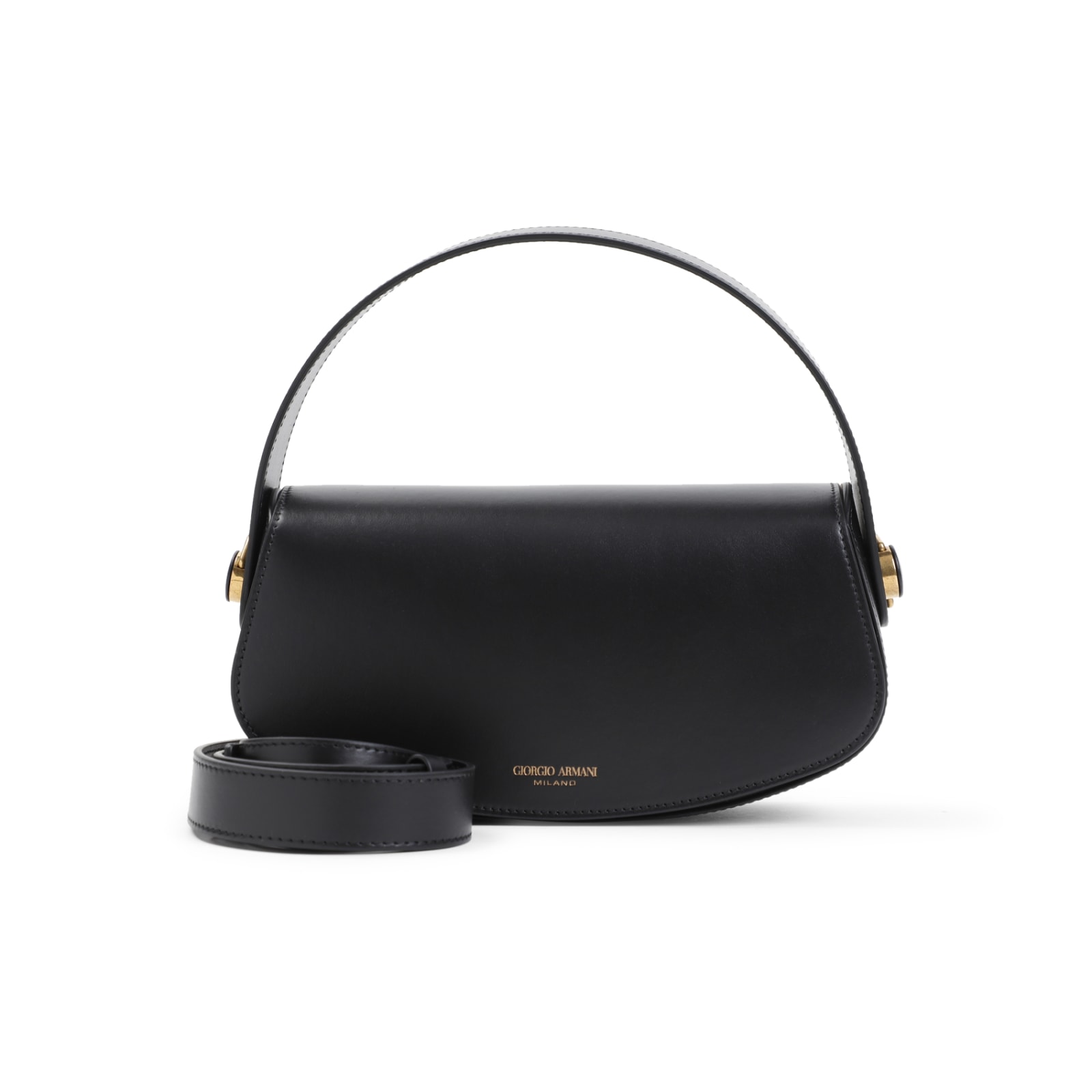 Shop Giorgio Armani Handbag In Black