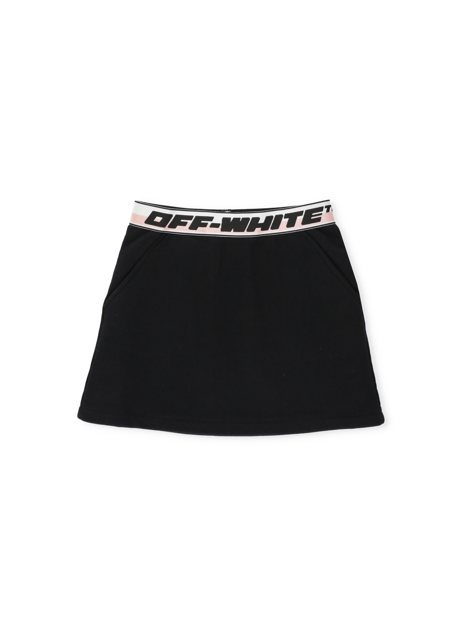 Off-White Skirt With Logo