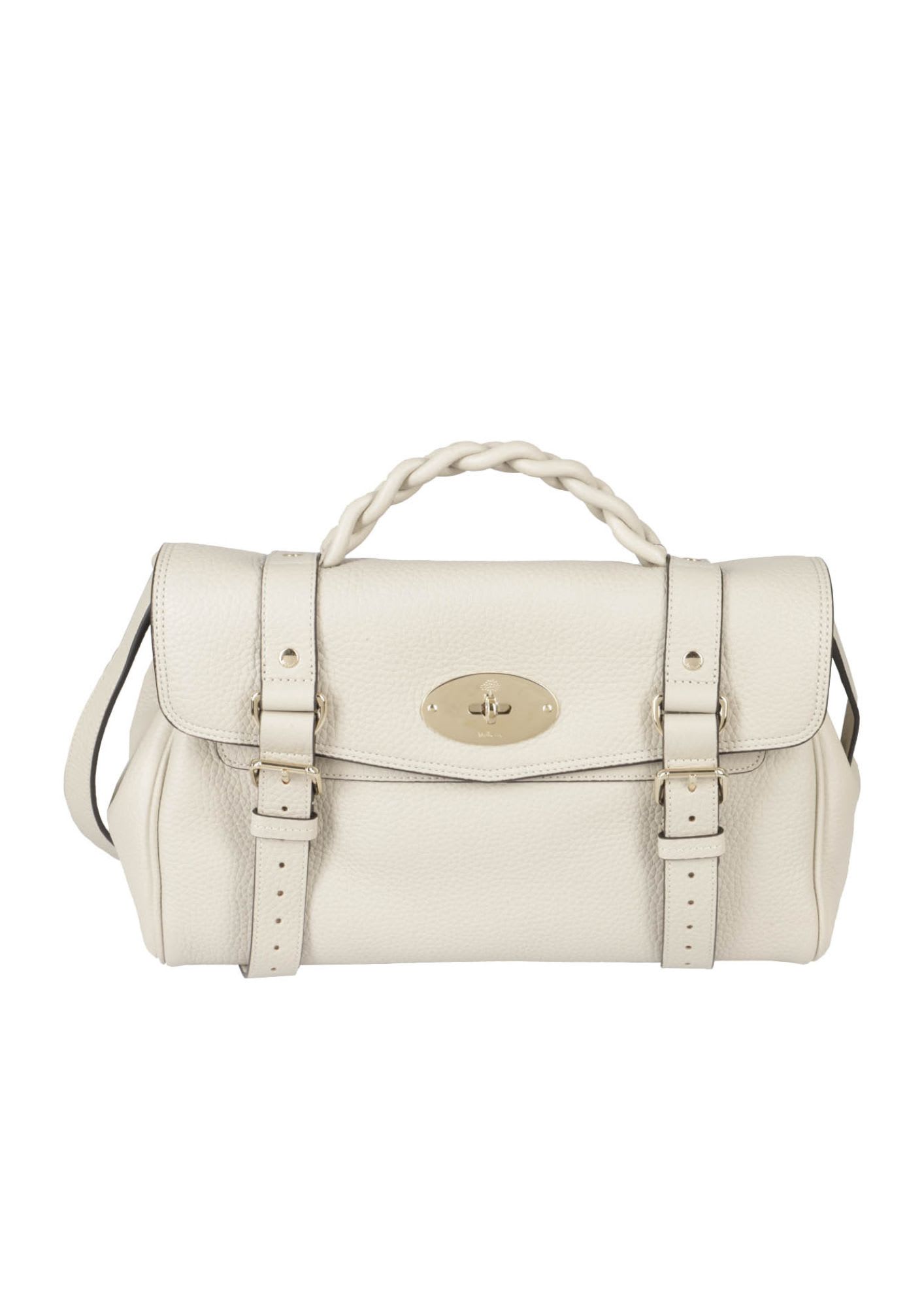 Shop Mulberry Alexa Heavy Grain In Chalk