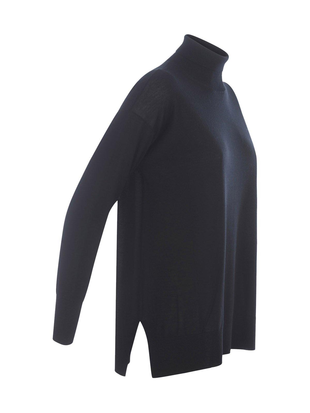 Shop 's Max Mara Turtleneck Knit Jumper In Nero