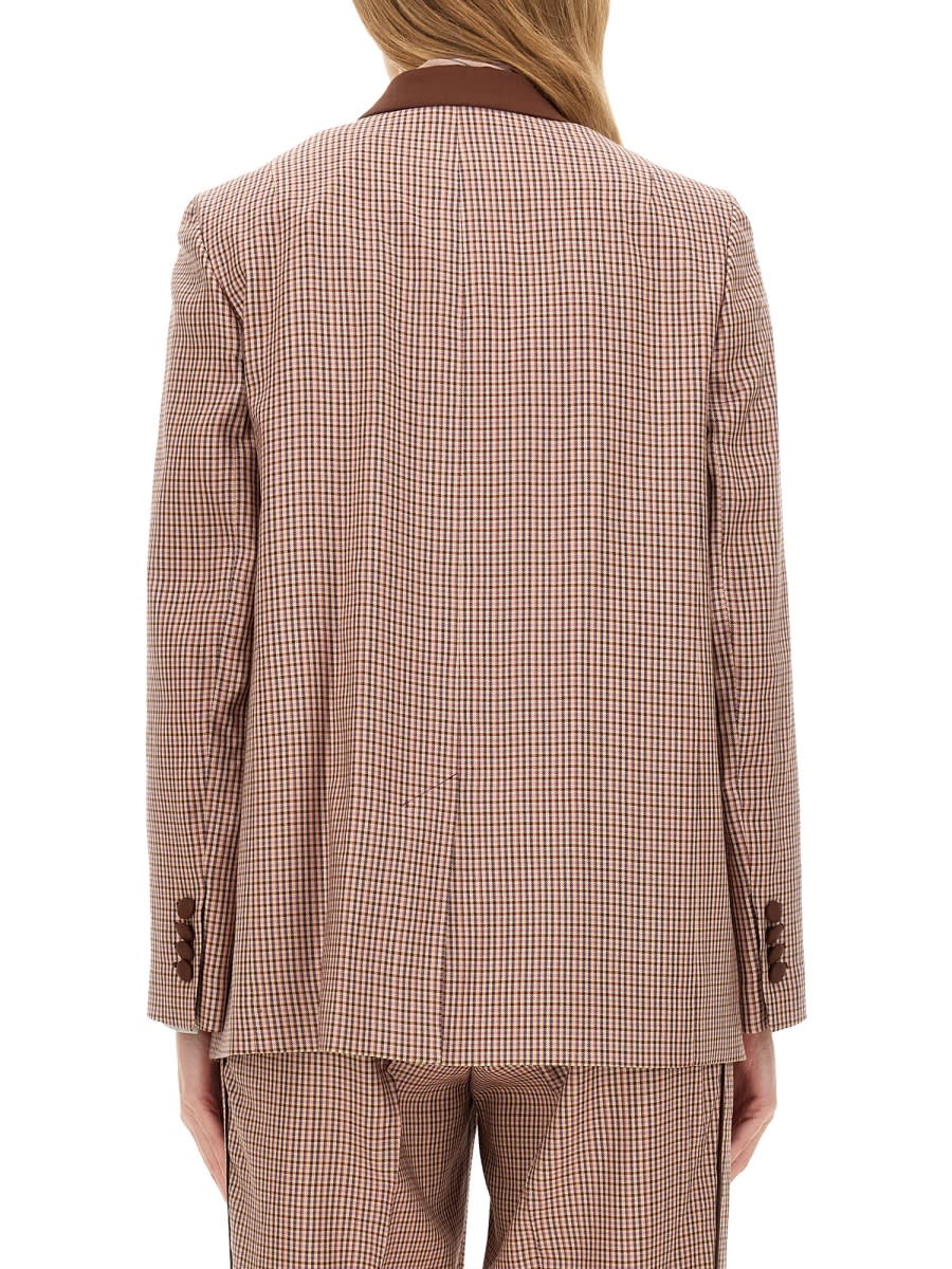 Shop Ps By Paul Smith Double-breasted Jacket In Brown